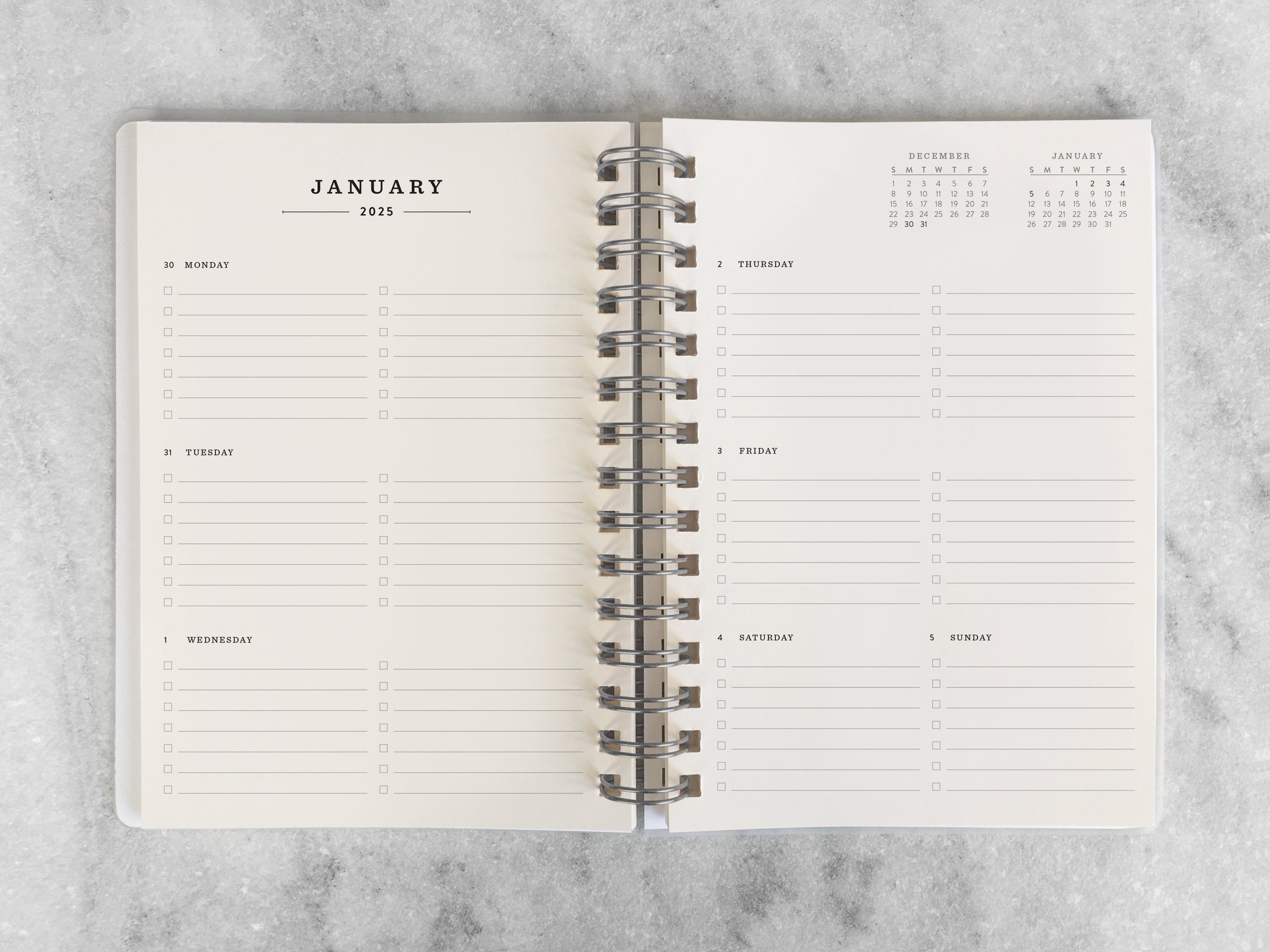 Favorite Story Hardcover Planner "24 | 25" 12-Month Planner - Hot Pink Board Cover