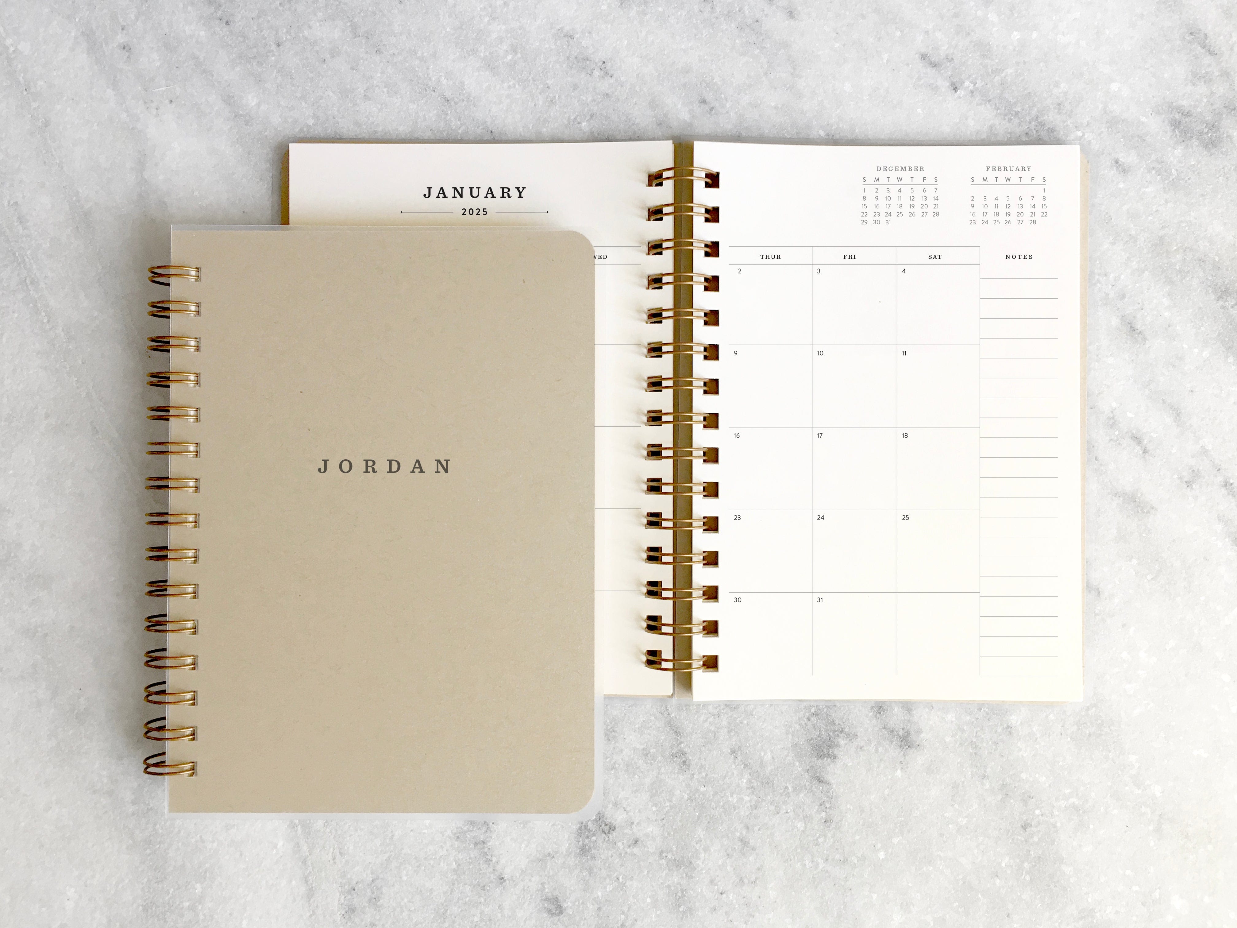 Favorite Story Planner Personalized 12-Month Planner- Kraft Soft Cover