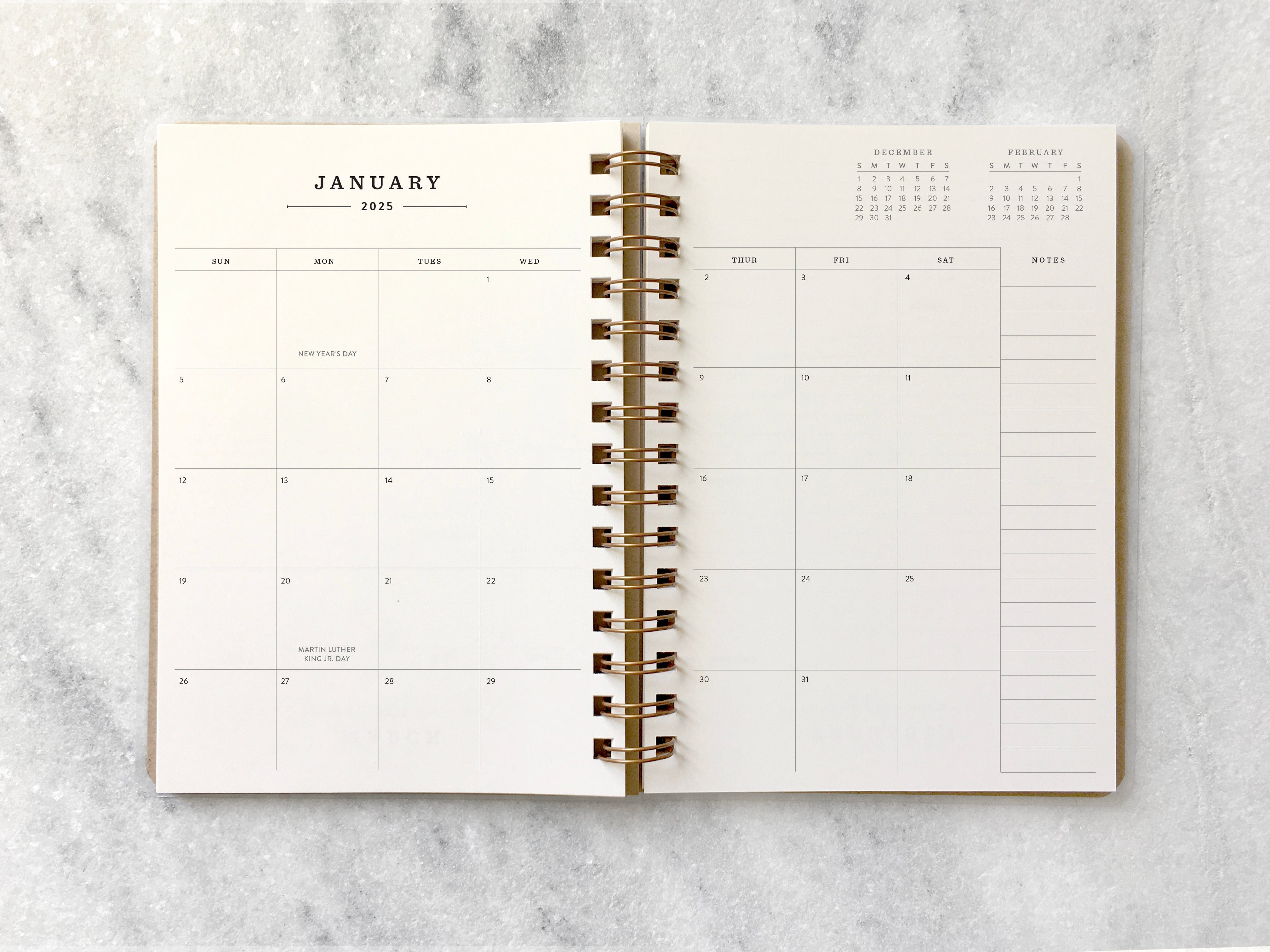 Favorite Story Planner Personalized 12 Month Planner- Kraft Soft Cover