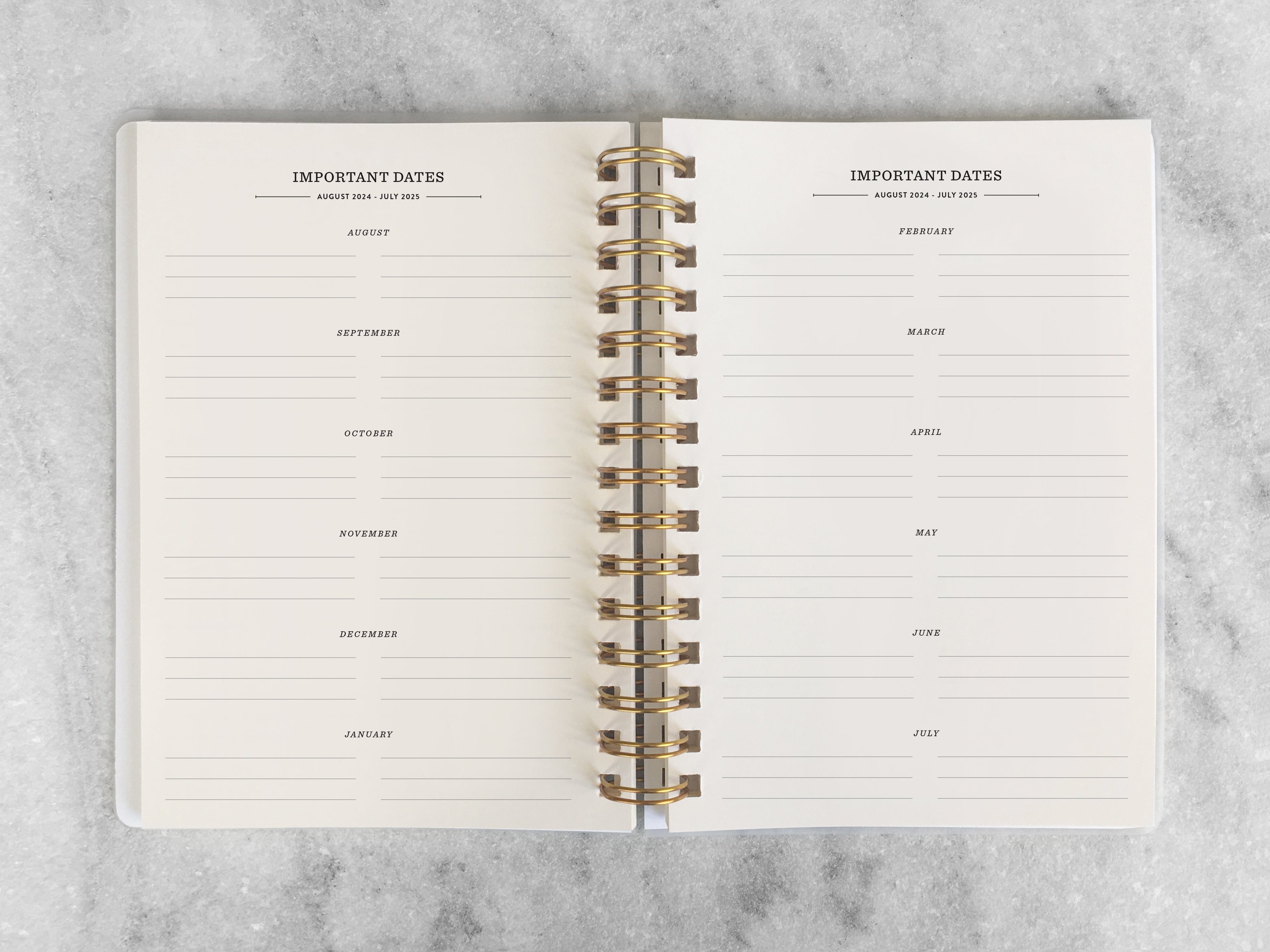 Favorite Story Planner Personalized 12-Month Planner - Soft Cover