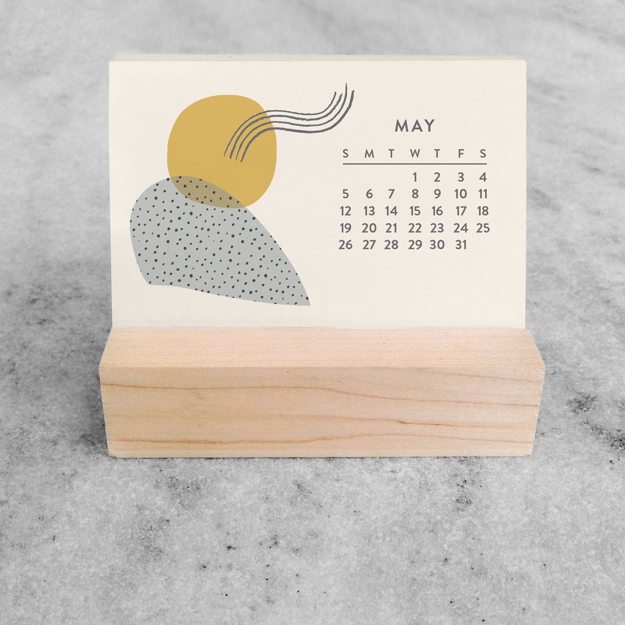 Favorite Story Mini Desk Calendar Abstract 2023/2024 Mini Desk Calendar