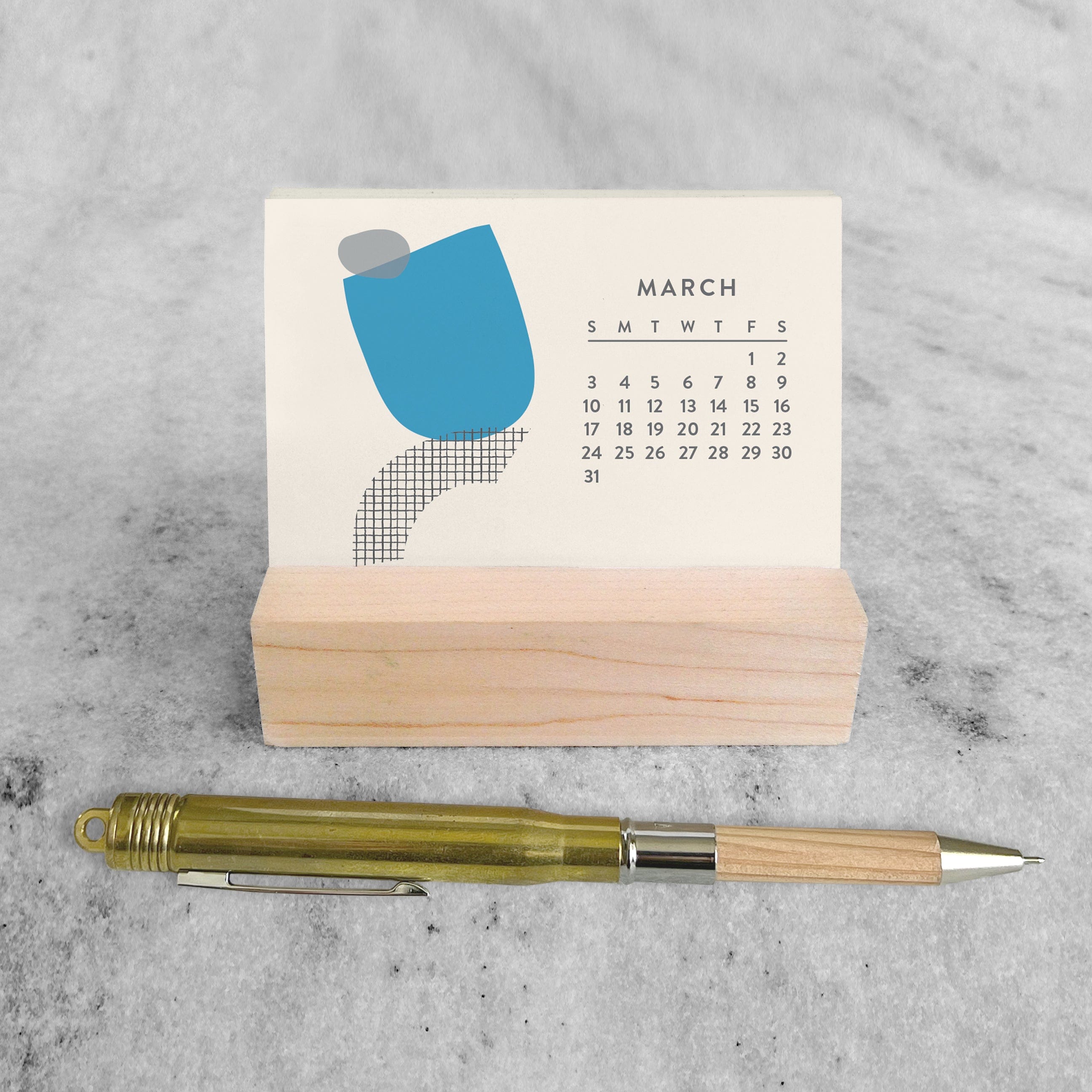Favorite Story Mini Desk Calendar Abstract 2023/2024 Mini Desk Calendar