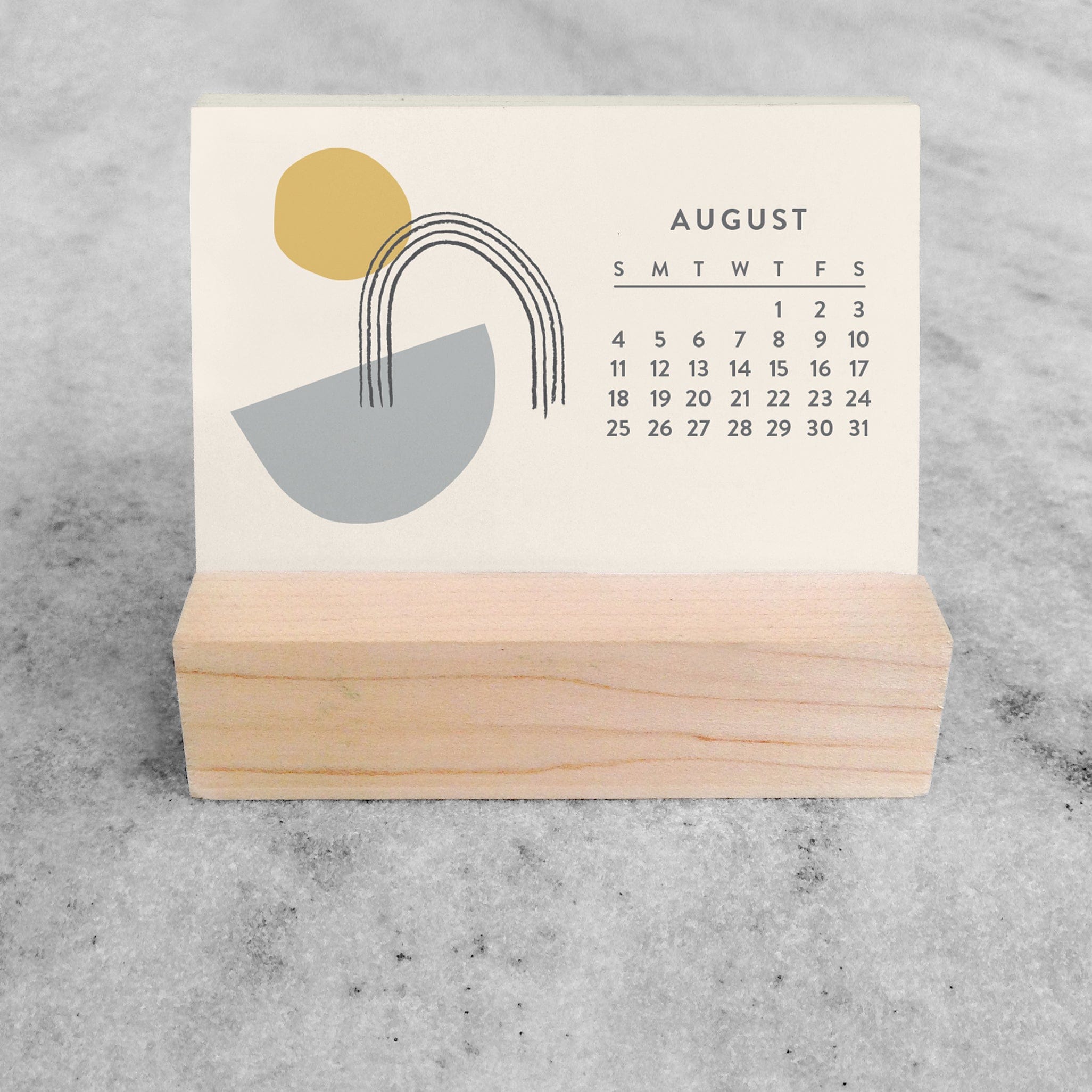 Favorite Story Mini Desk Calendar Abstract 2023/2024 Mini Desk Calendar