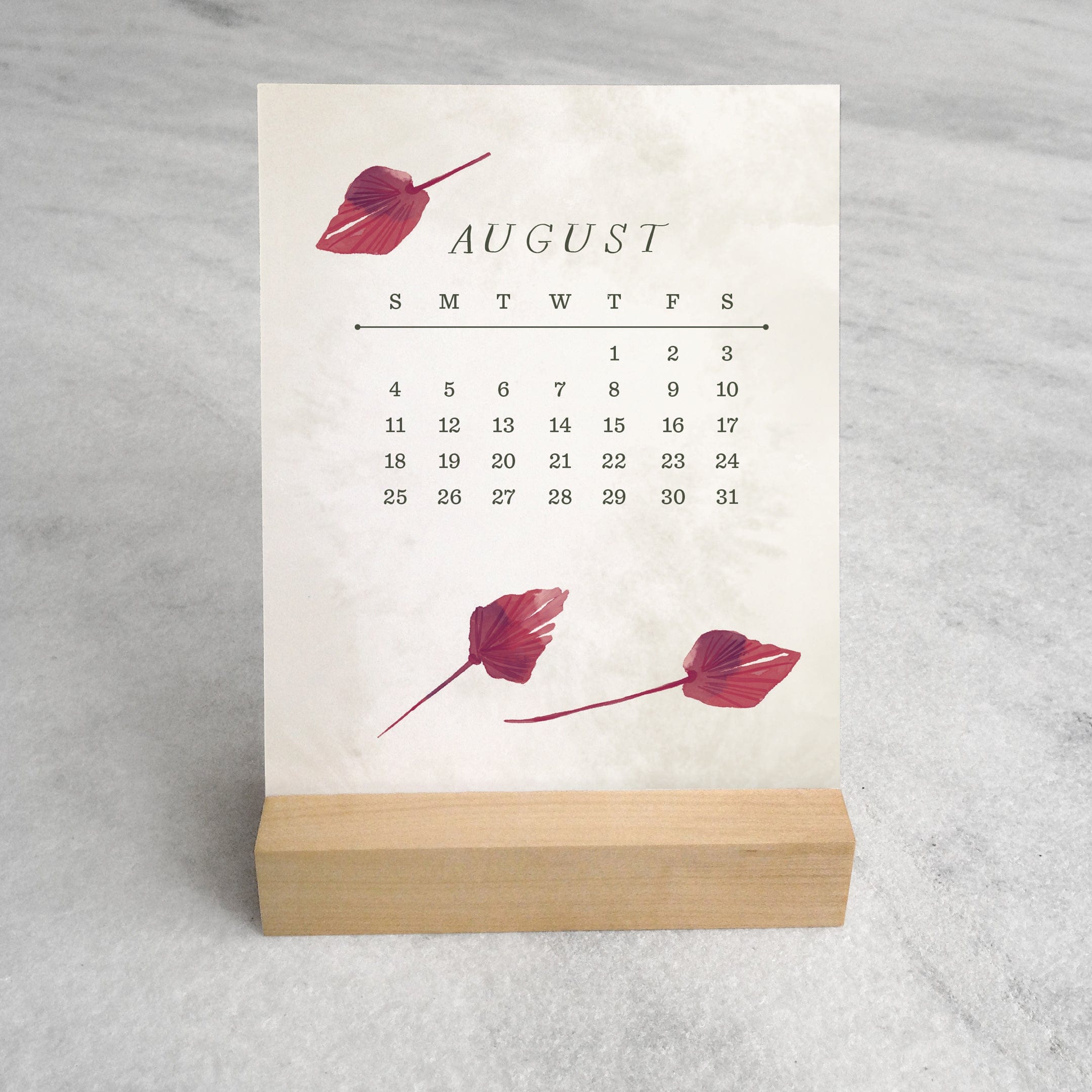 Favorite Story Desk Calendar Field Flowers 2024 Desk Calendar