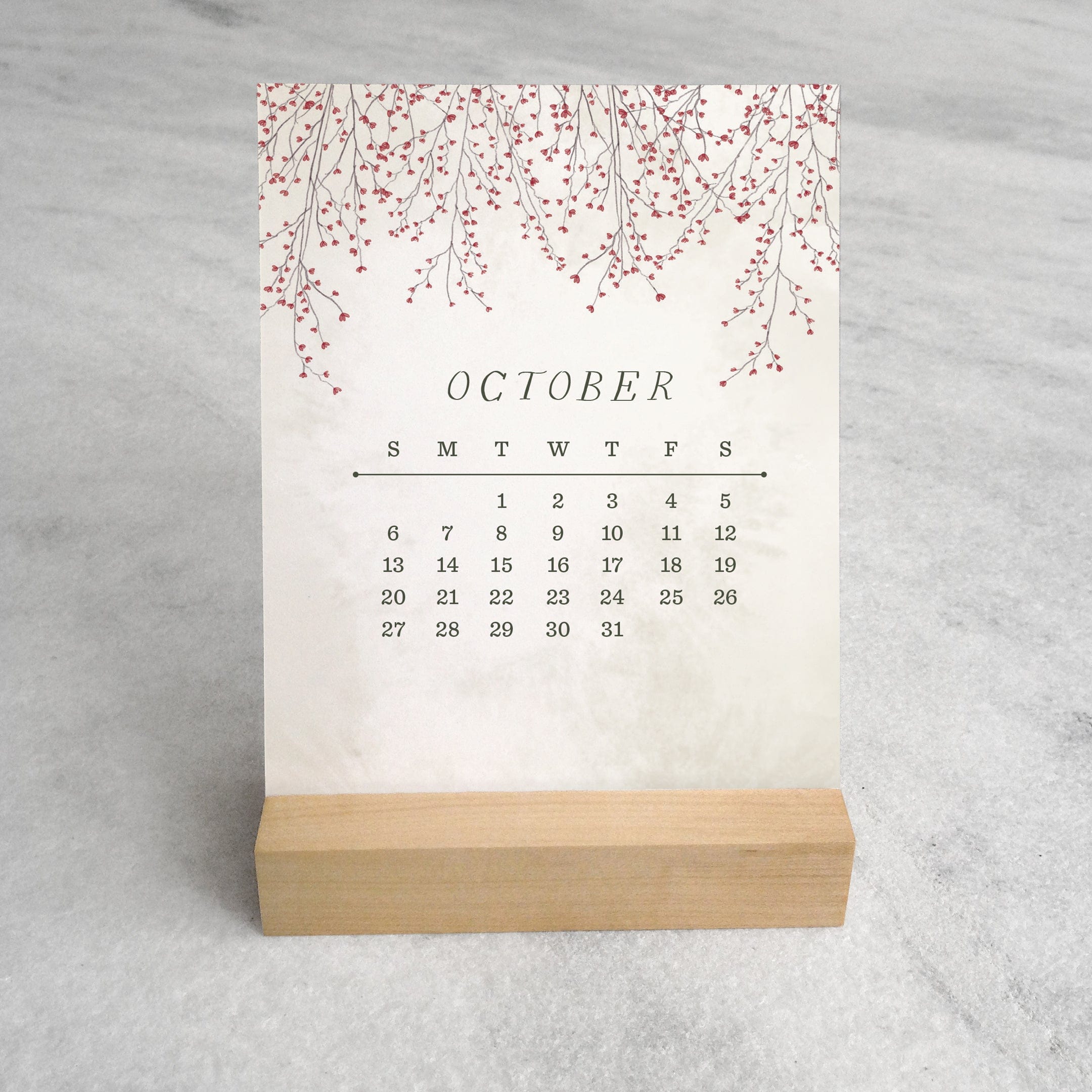 Favorite Story Desk Calendar Field Flowers 2024 Desk Calendar