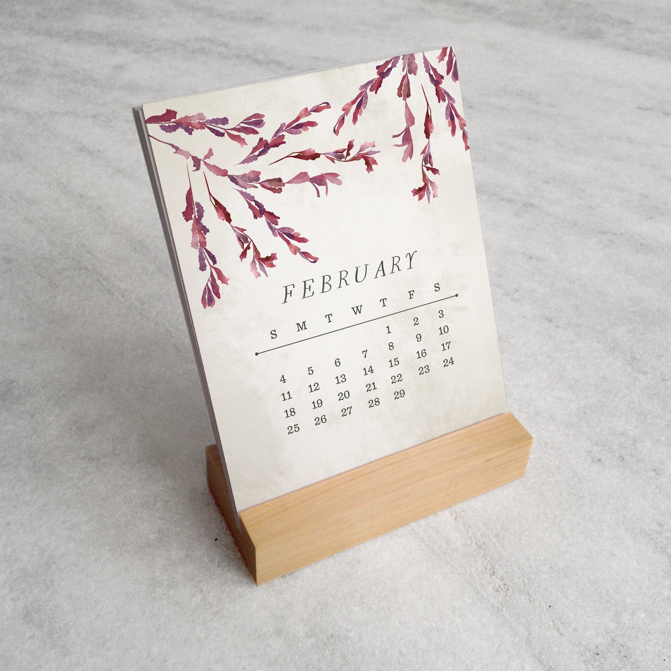 Favorite Story Desk Calendar Field Flowers 2024 Desk Calendar