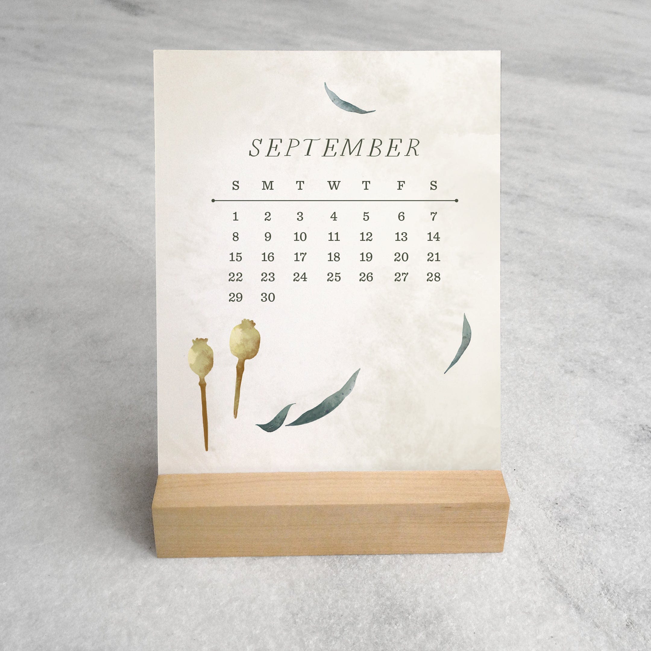 Favorite Story Desk Calendar Field Flowers 2024 Desk Calendar