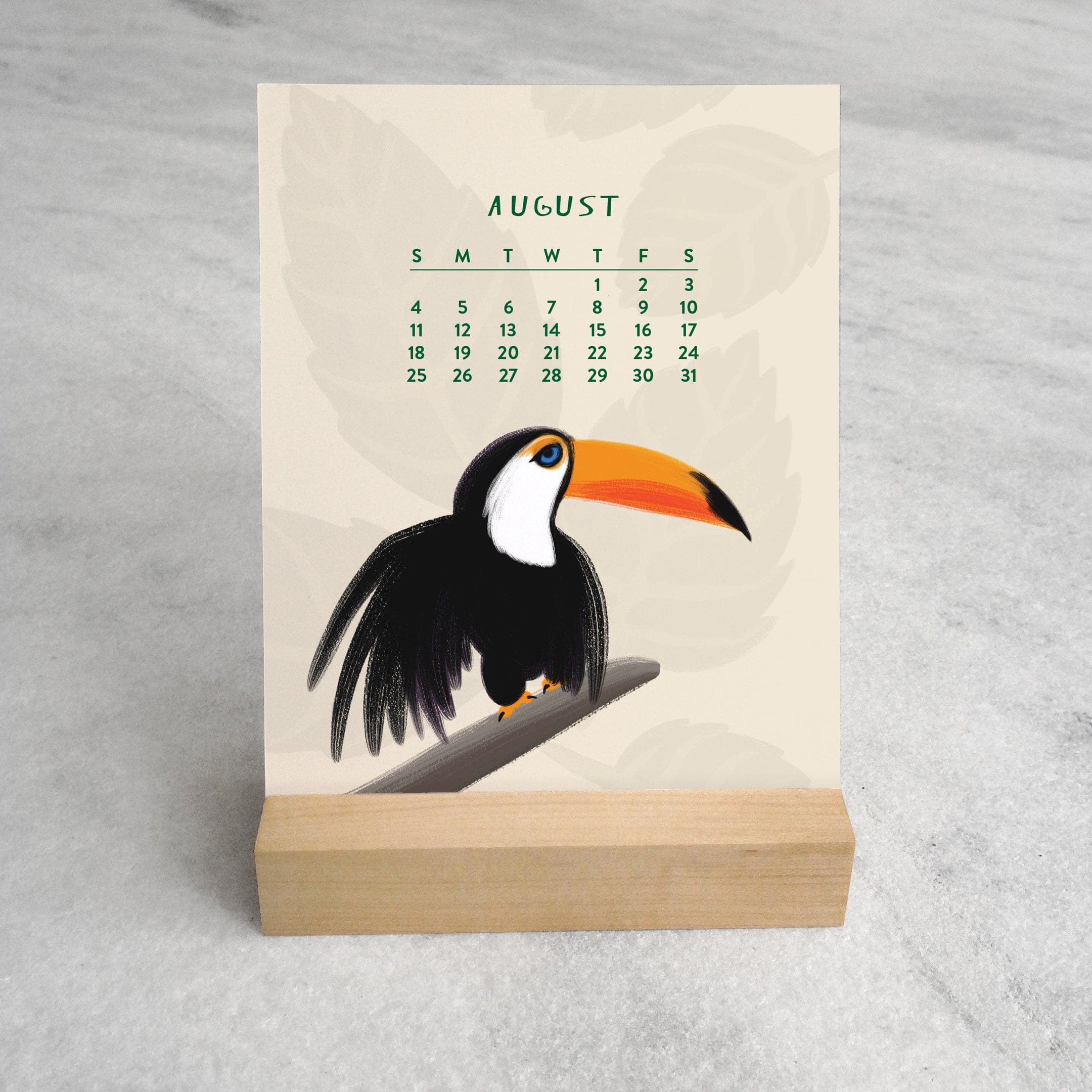 Favorite Story Desk Calendar In the Jungle 2024 Desk Calendar