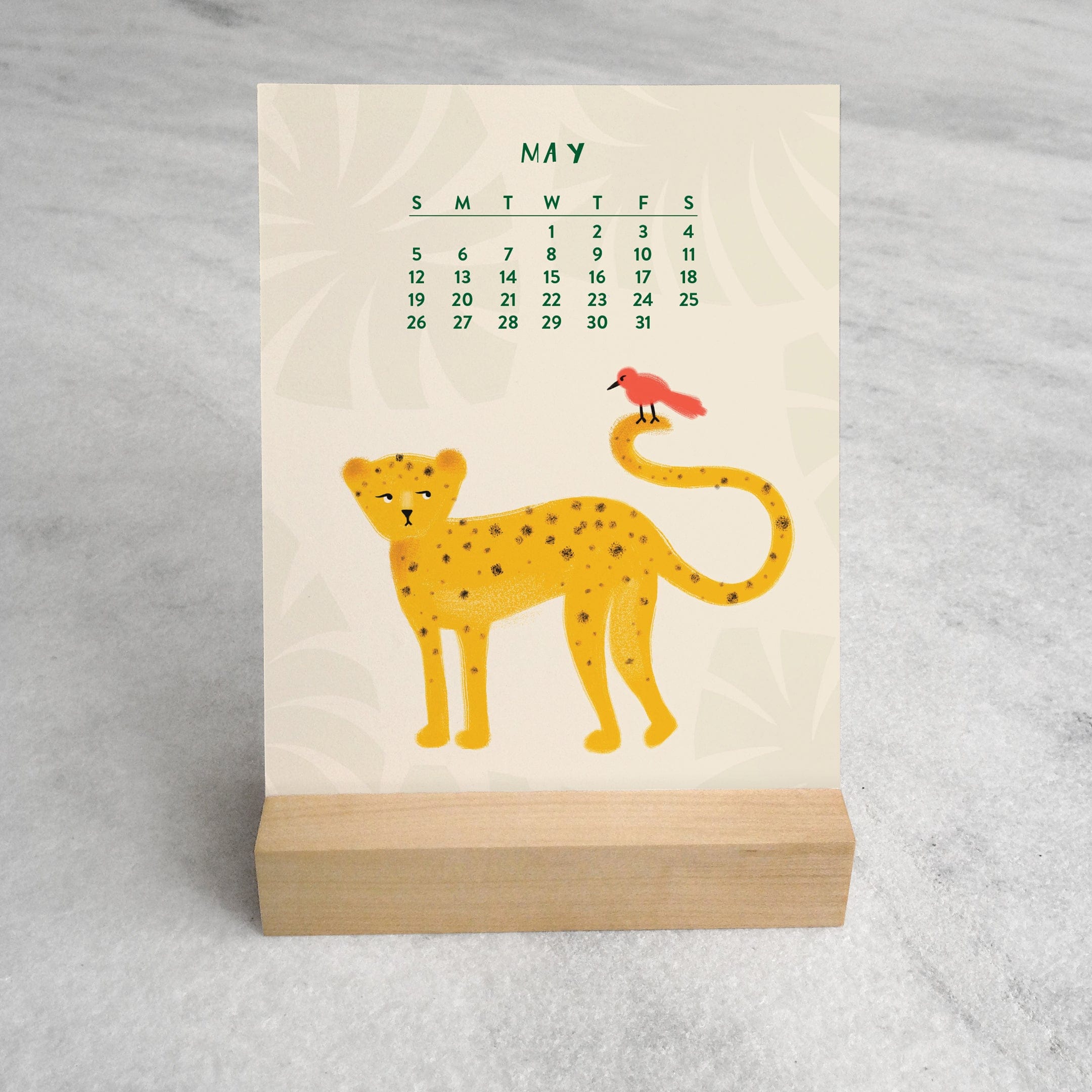 Favorite Story Desk Calendar In the Jungle 2024 Desk Calendar