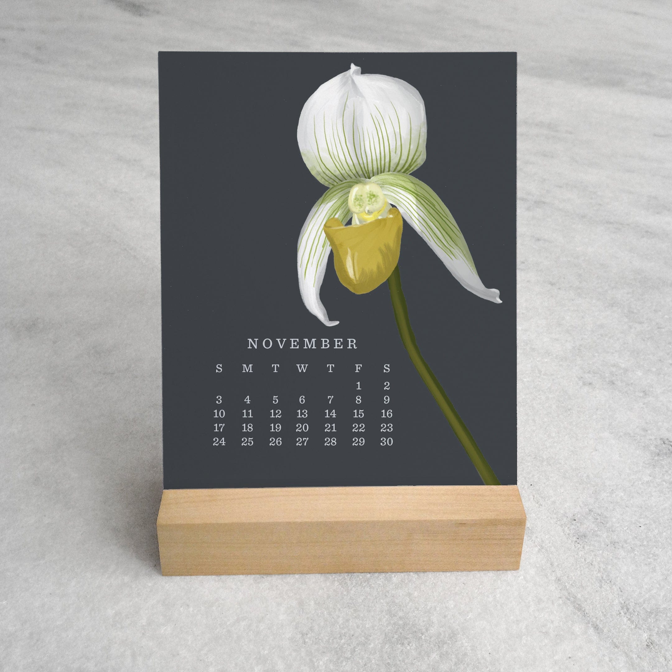 Favorite Story Desk Calendar Orchid 2024 Desk Calendar