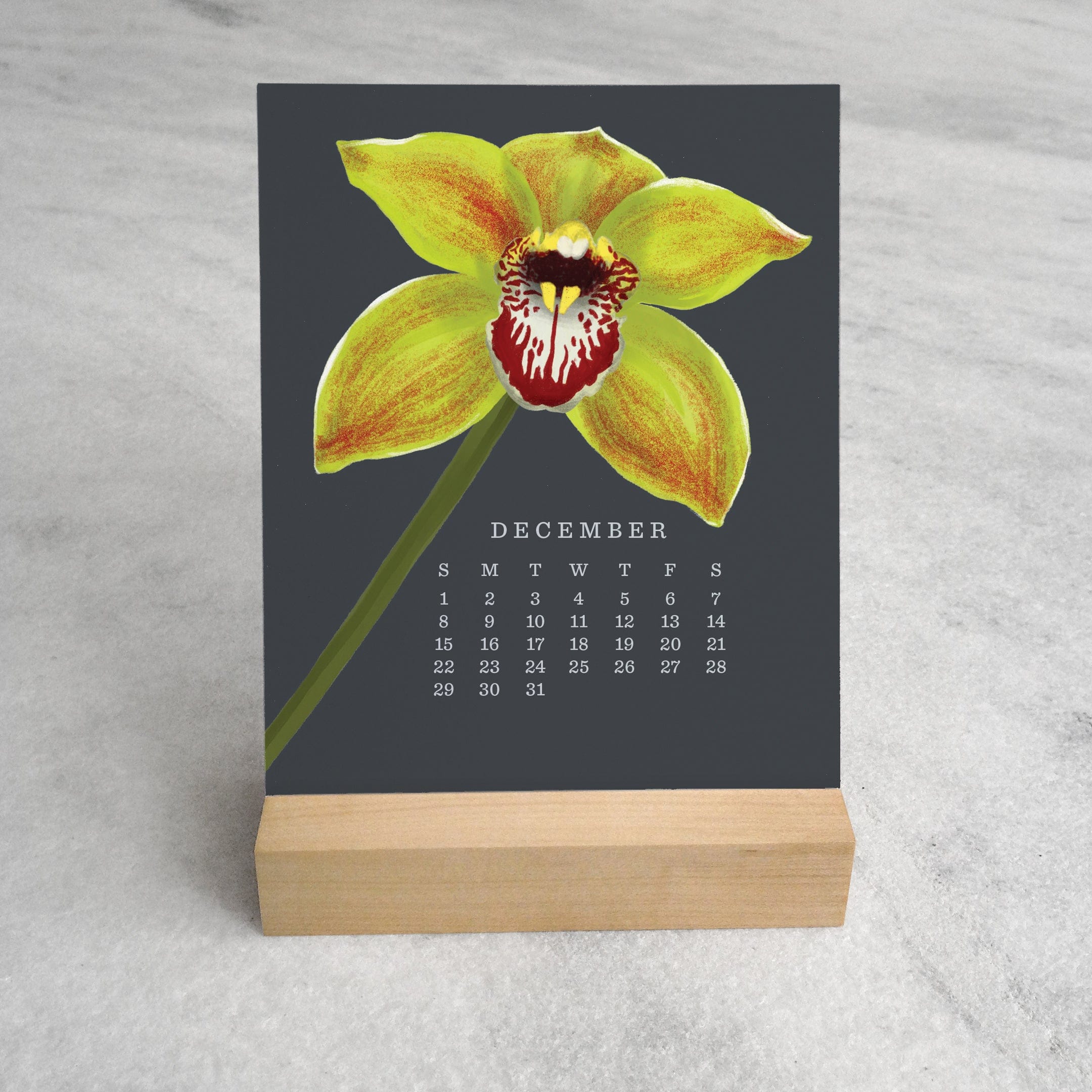 Favorite Story Desk Calendar Orchid 2024 Desk Calendar
