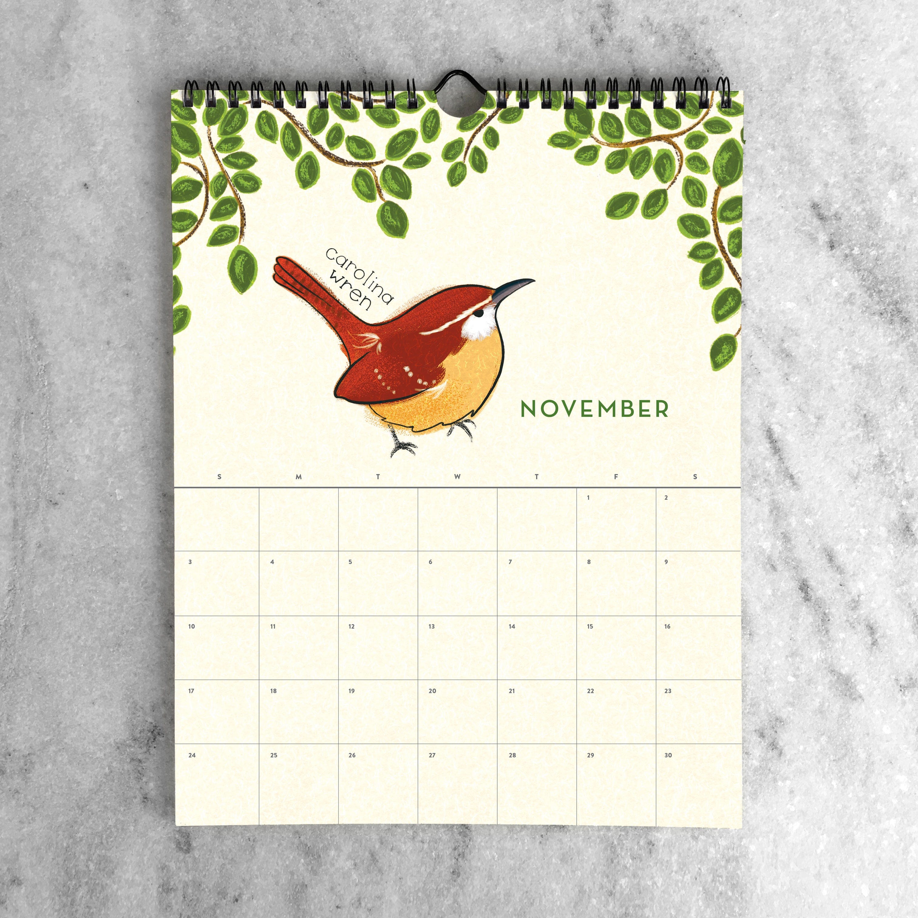 Favorite Story Wall Calendar Feathered Friends 2024 Wall Calendar