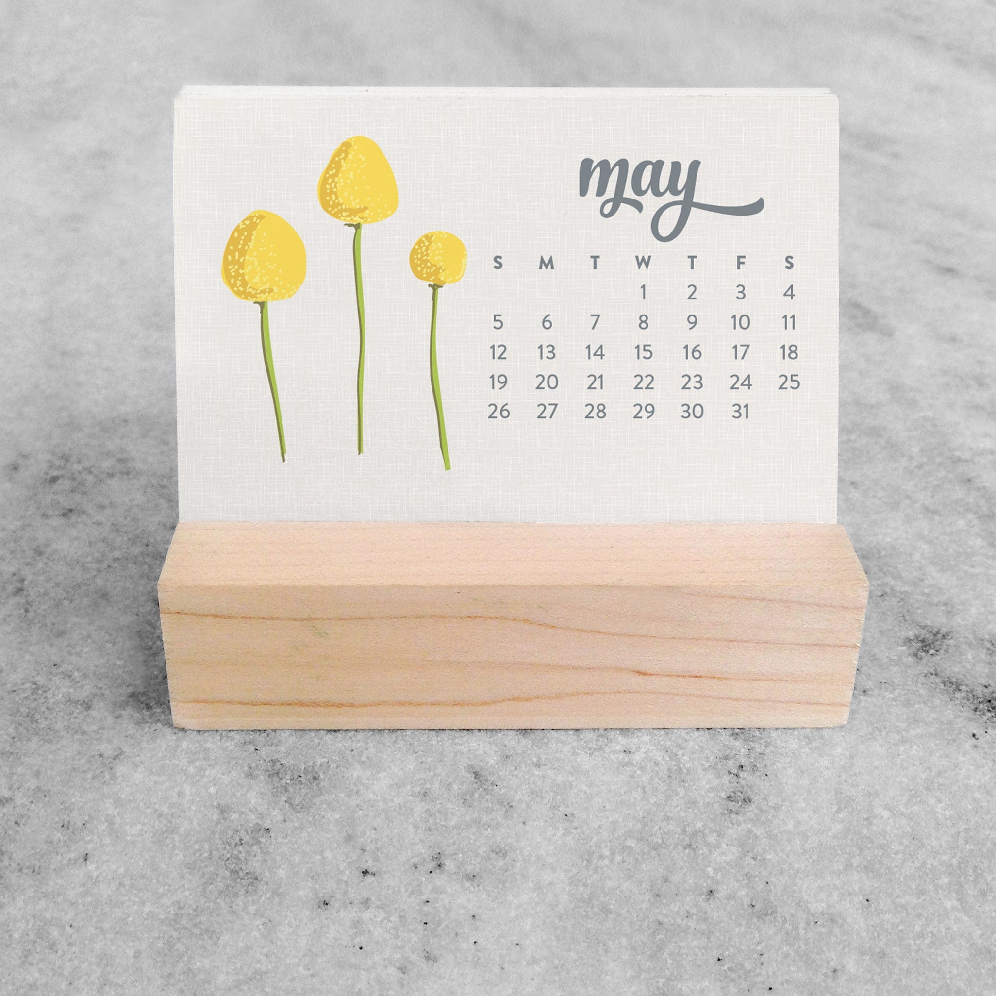 Favorite Story Mini Desk Calendar Wildflower 2025 Mini Desk Calendar