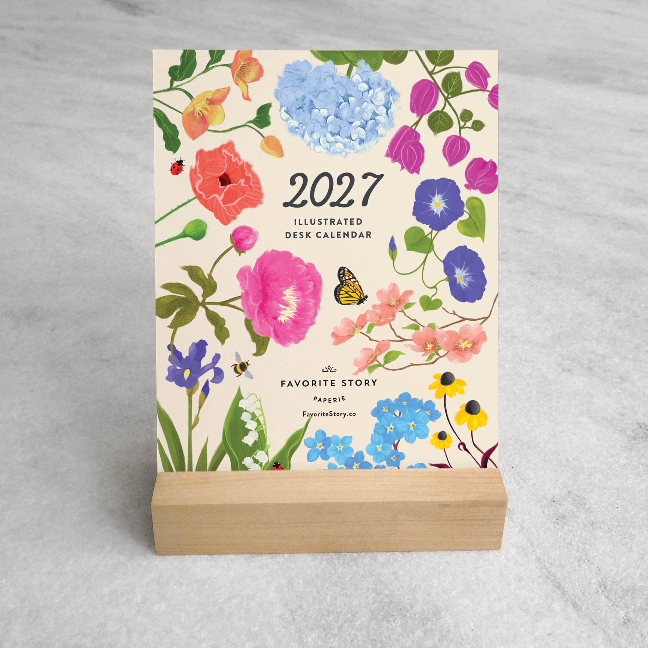 Favorite Story Desk Calendar Favorite Story 2027 Desk Calendar, Botanical