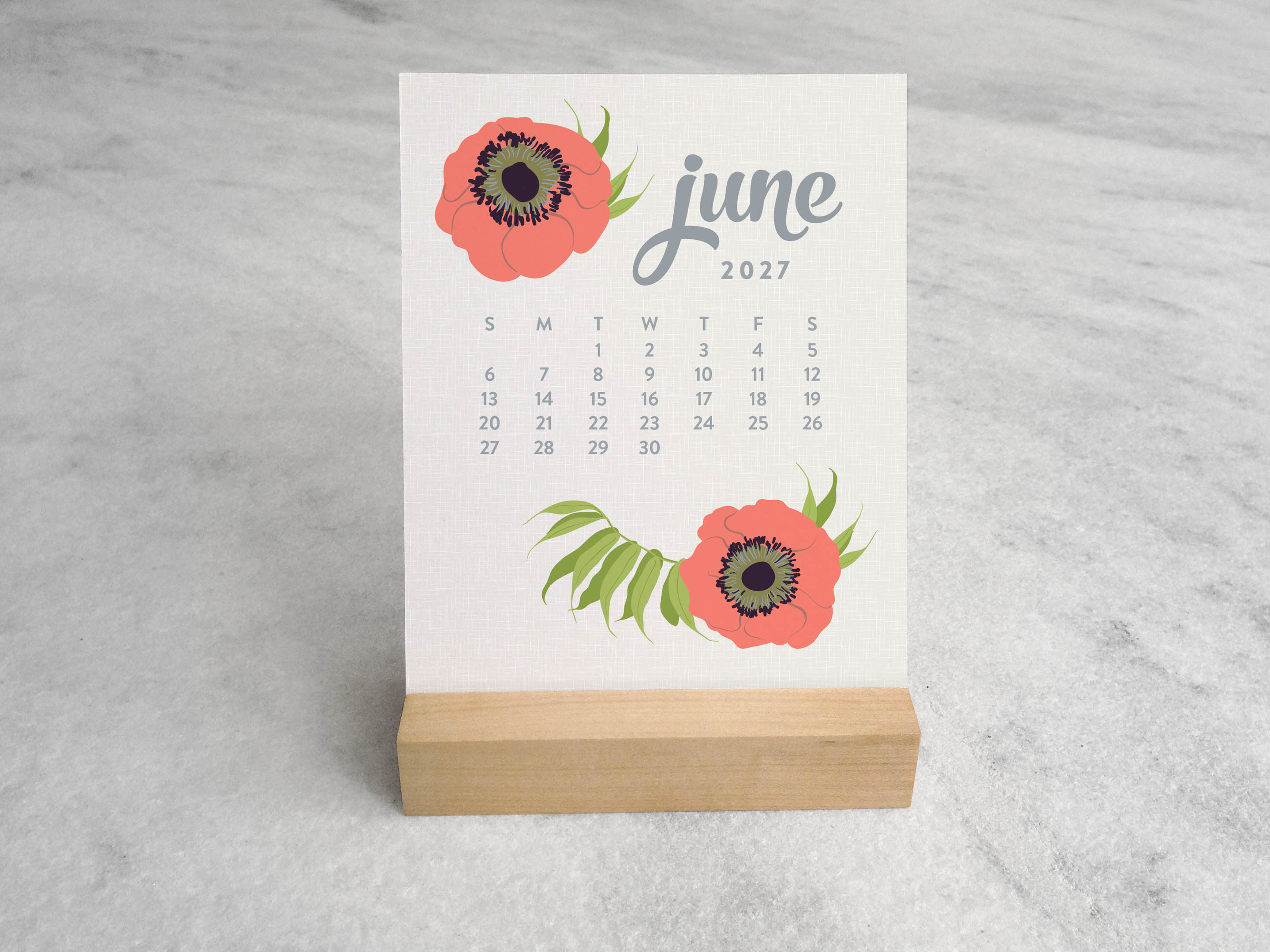 Favorite Story Desk Calendar Favorite Story 2027 Desk Calendar, Wildflower
