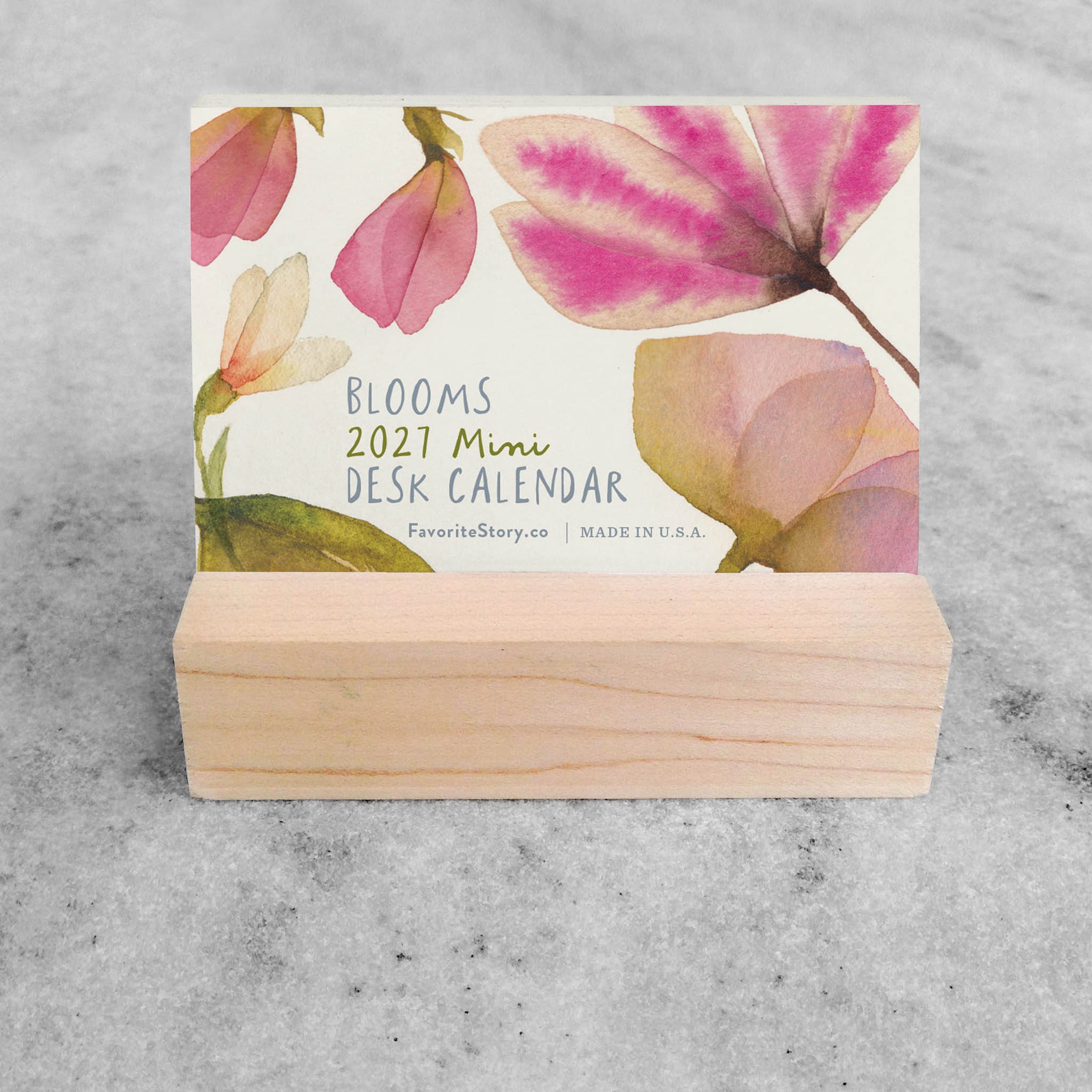 Favorite Story Mini Desk Calendar Favorite Story 2027 Mini Desk Calendar, Blooms