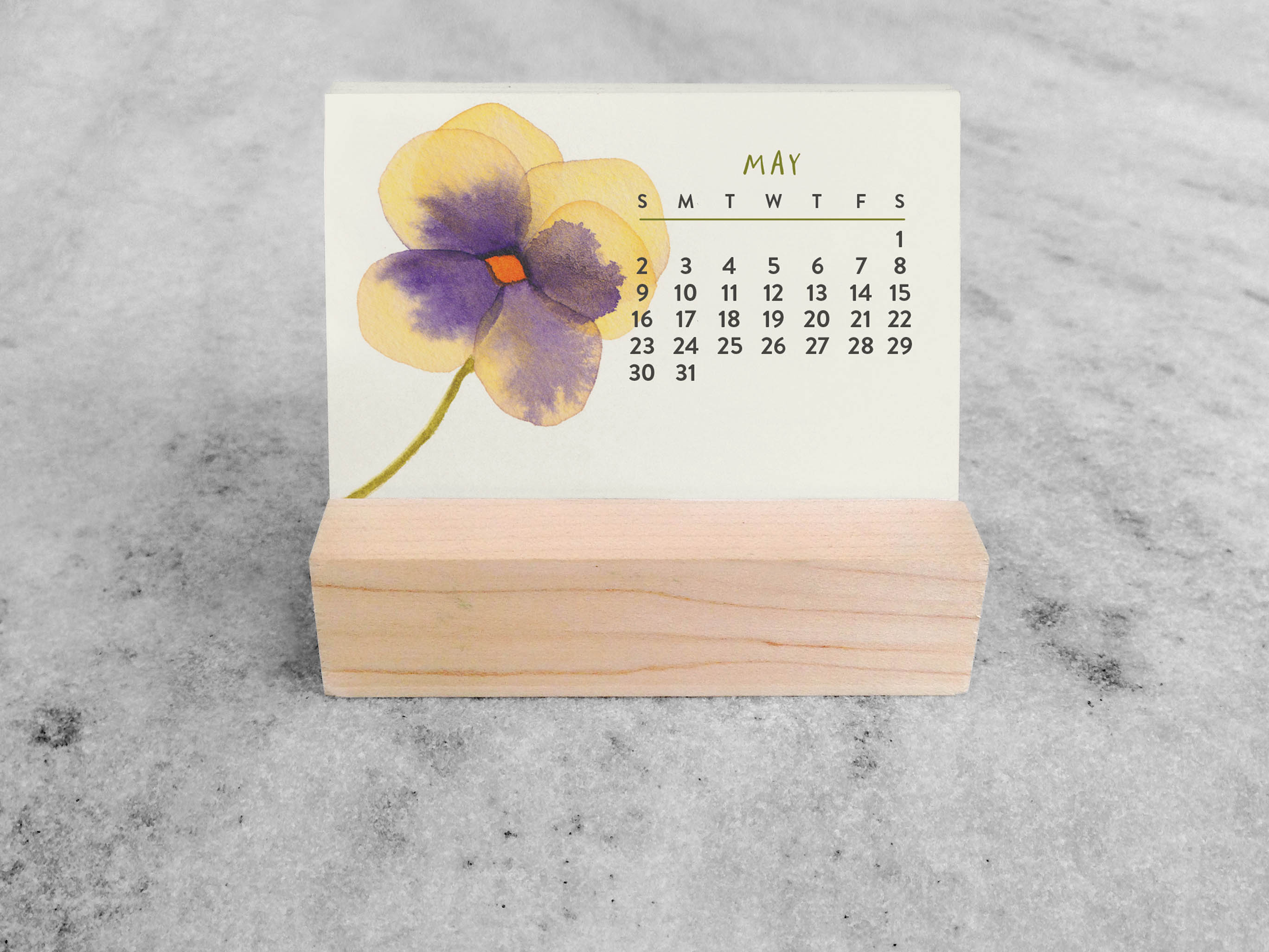 Favorite Story Mini Desk Calendar Favorite Story 2027 Mini Desk Calendar, Blooms