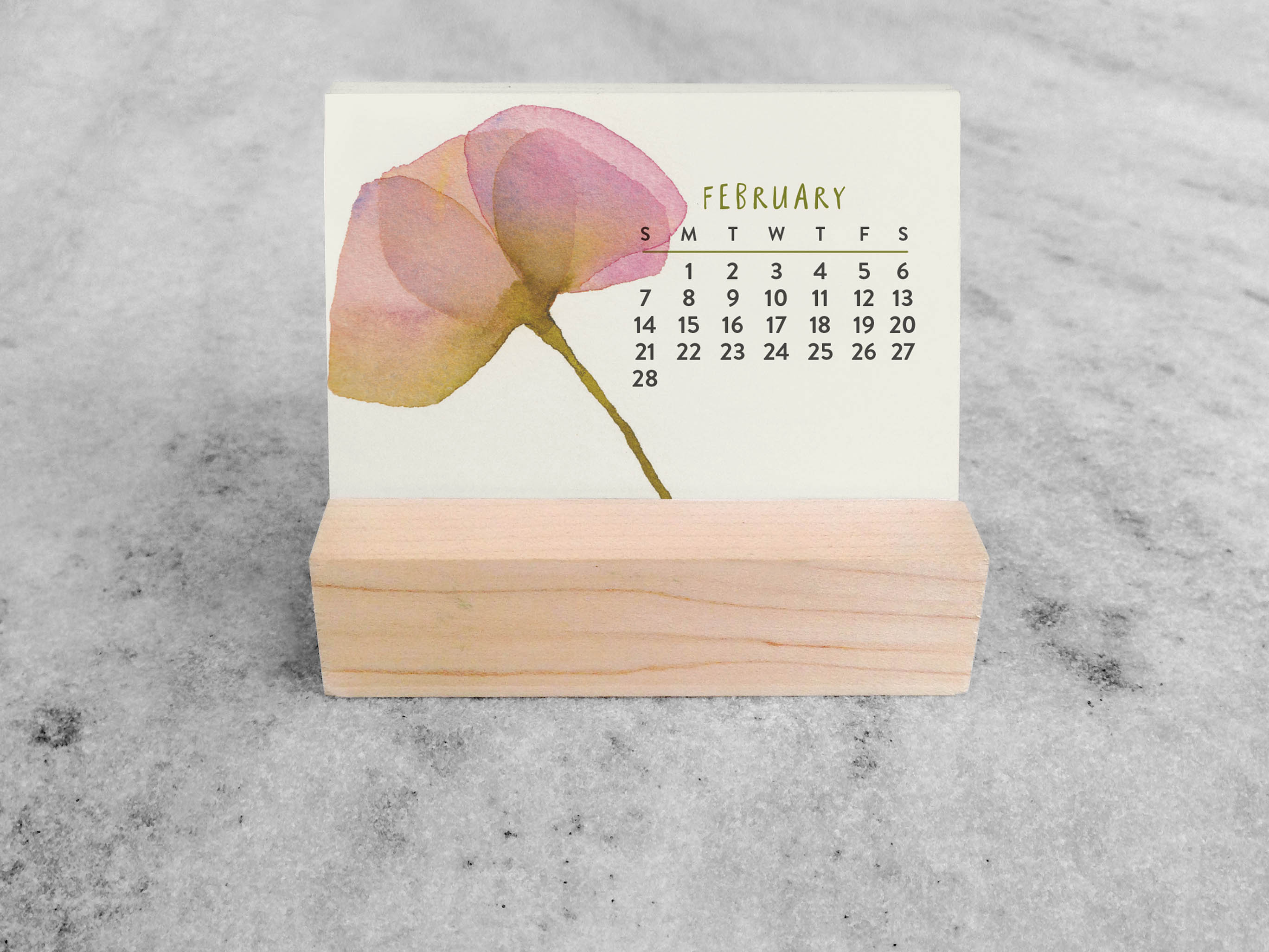 Favorite Story Mini Desk Calendar Favorite Story 2027 Mini Desk Calendar, Blooms