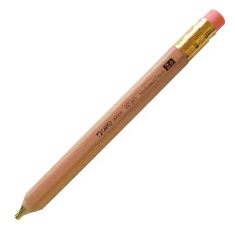 Favorite Story Mechanical Pencil Ohto Natural Ohto Wooden Mechanical Pencil, 2.0mm