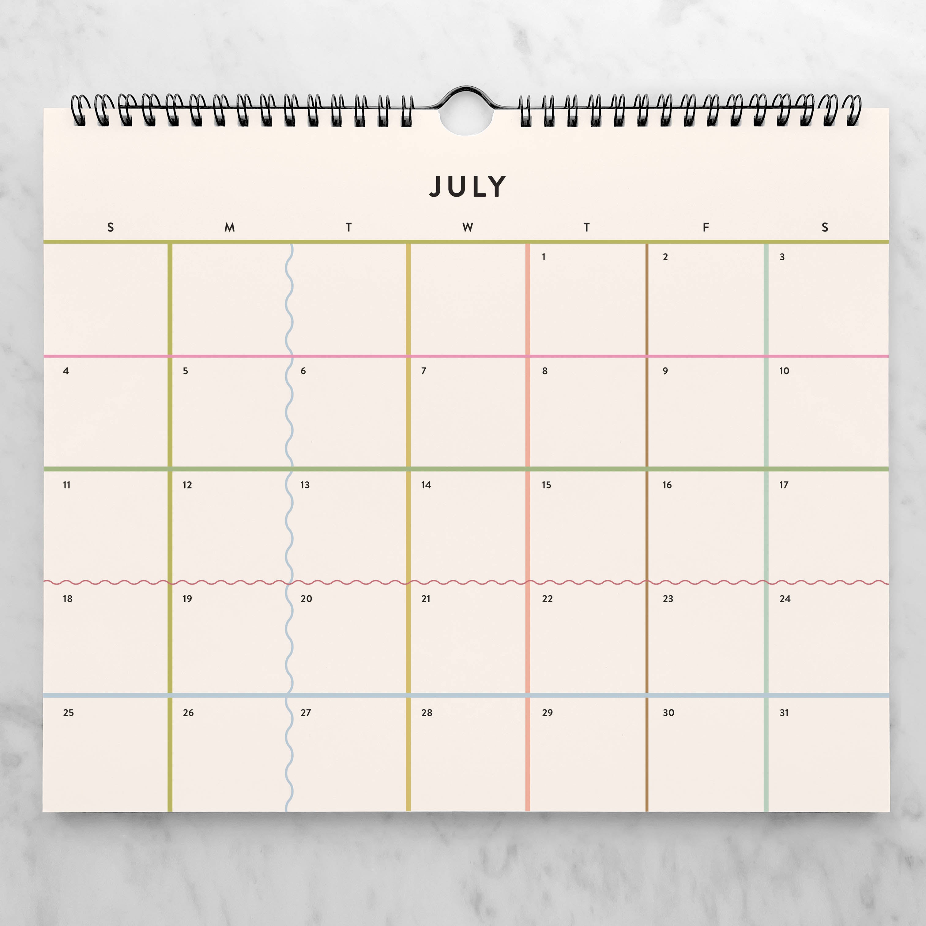2027 Monthly Calendar, Play