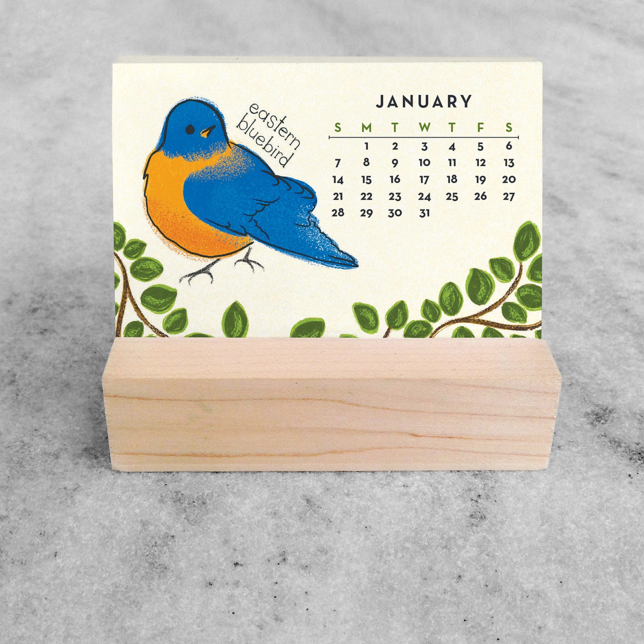 Favorite Story Mini Desk Calendar Feathered Friends 2024 Mini Desk Calendar