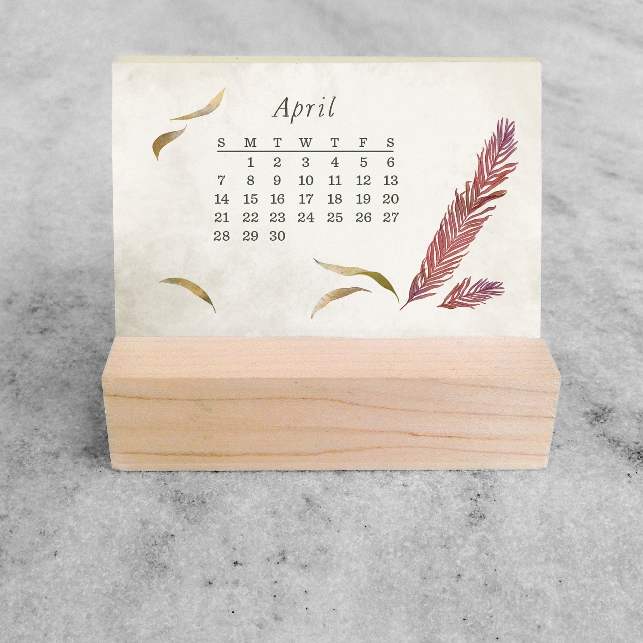 Favorite Story Mini Desk Calendar Field Flowers 2024 Mini Desk Calendar