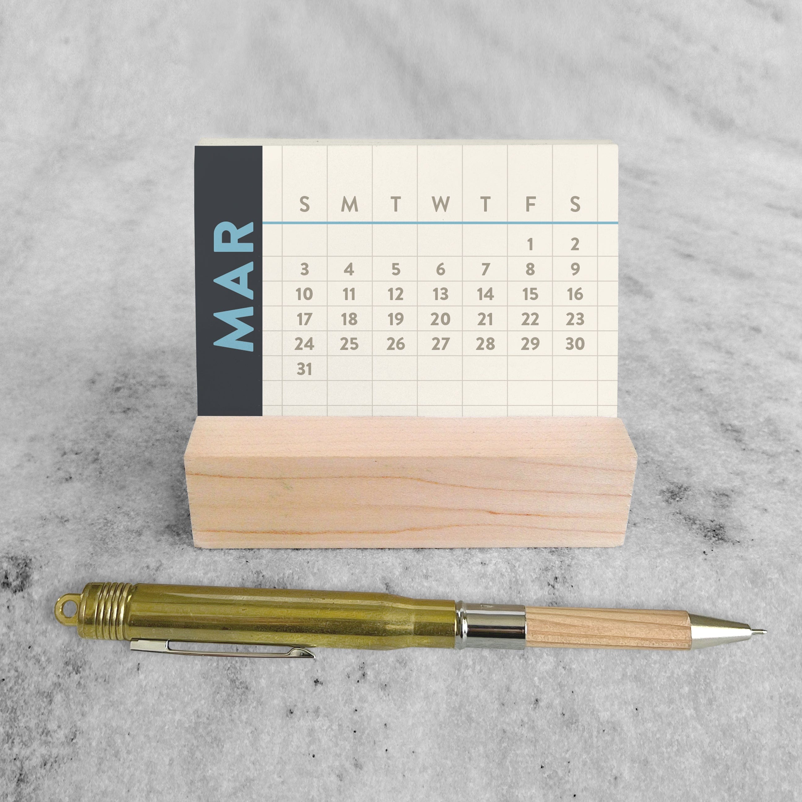 Favorite Story Mini Desk Calendar Grid 2024 Mini Desk Calendar