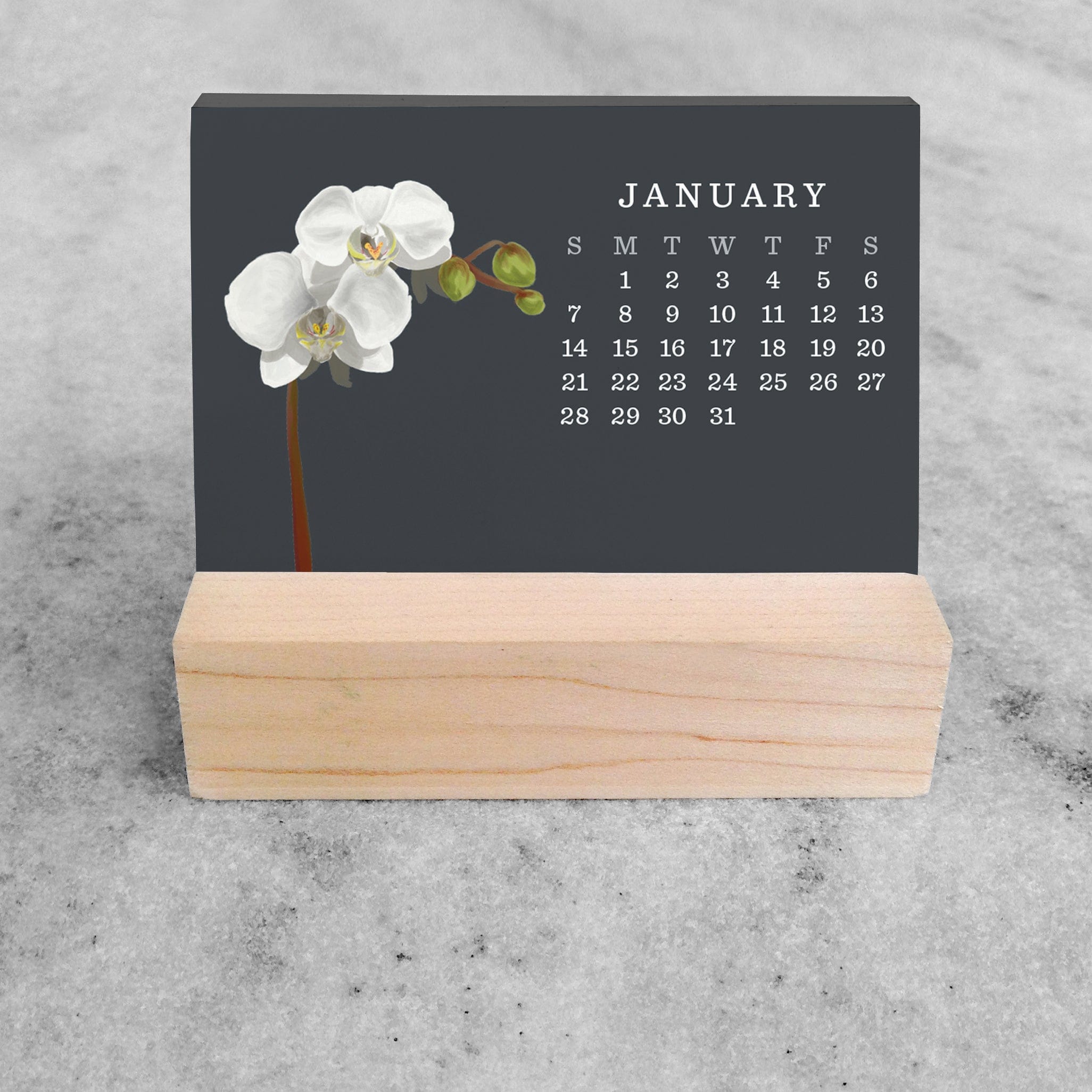 Favorite Story Mini Desk Calendar Orchid 2024 Mini Desk Calendar