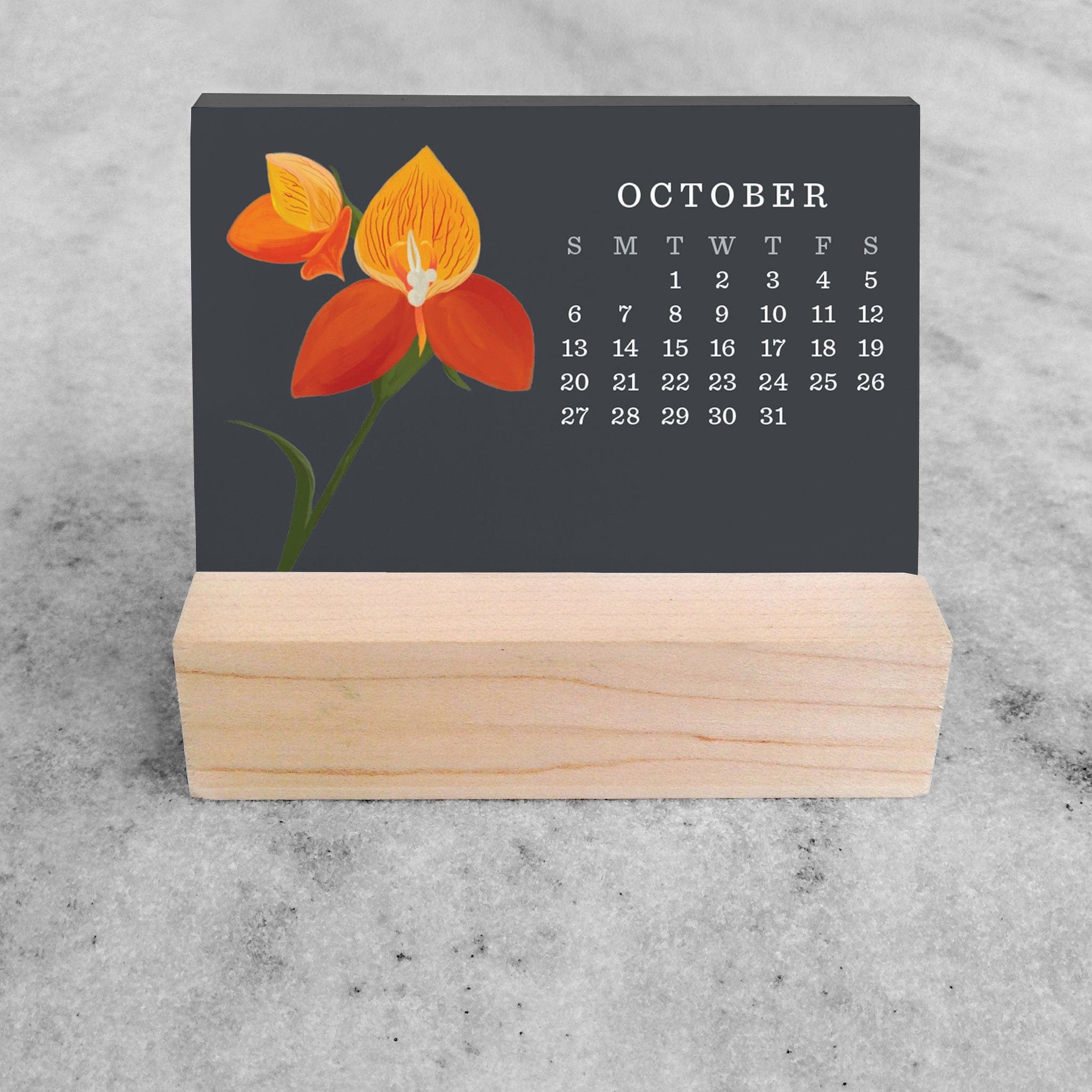 Favorite Story Mini Desk Calendar Orchid 2024 Mini Desk Calendar