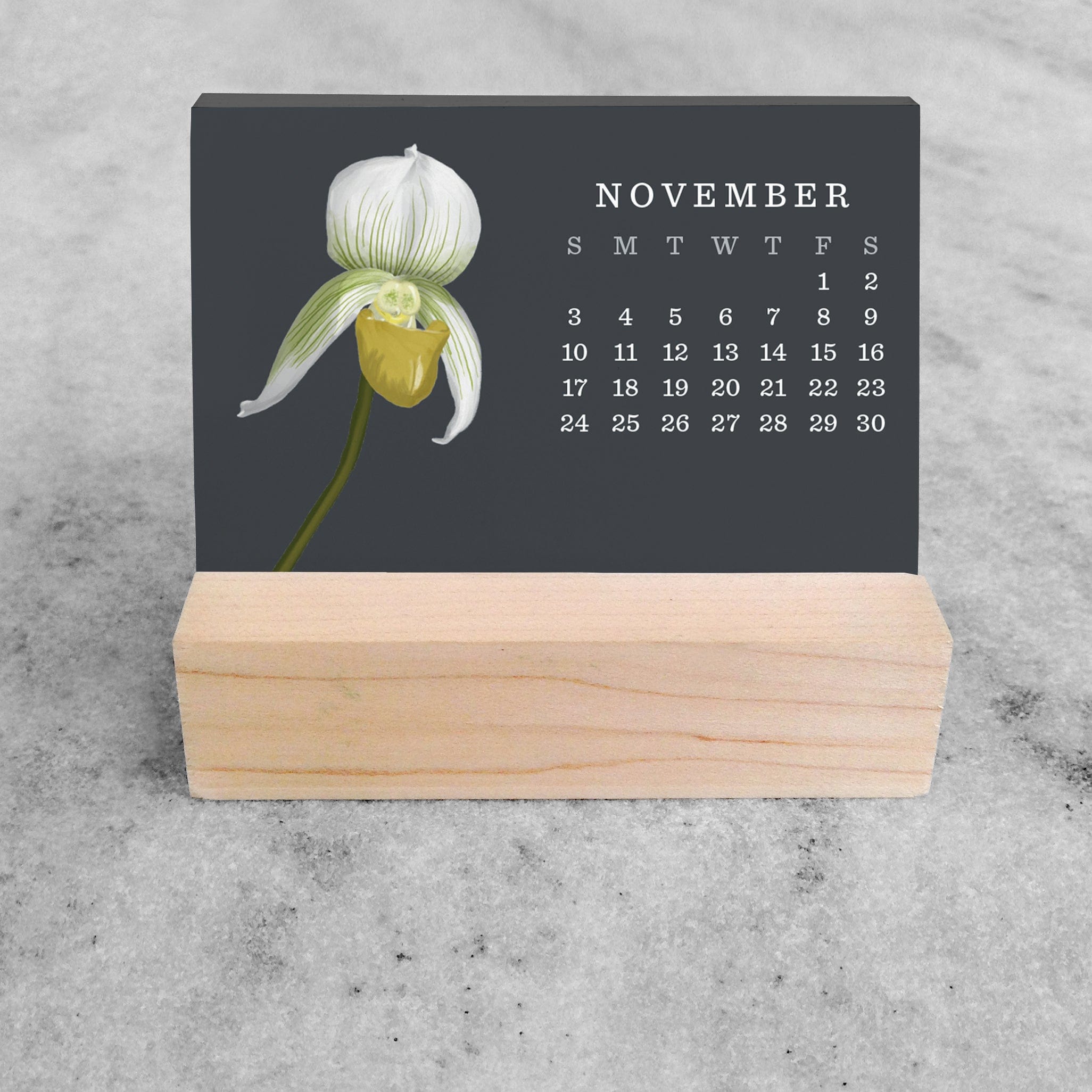 Favorite Story Mini Desk Calendar Orchid 2024 Mini Desk Calendar