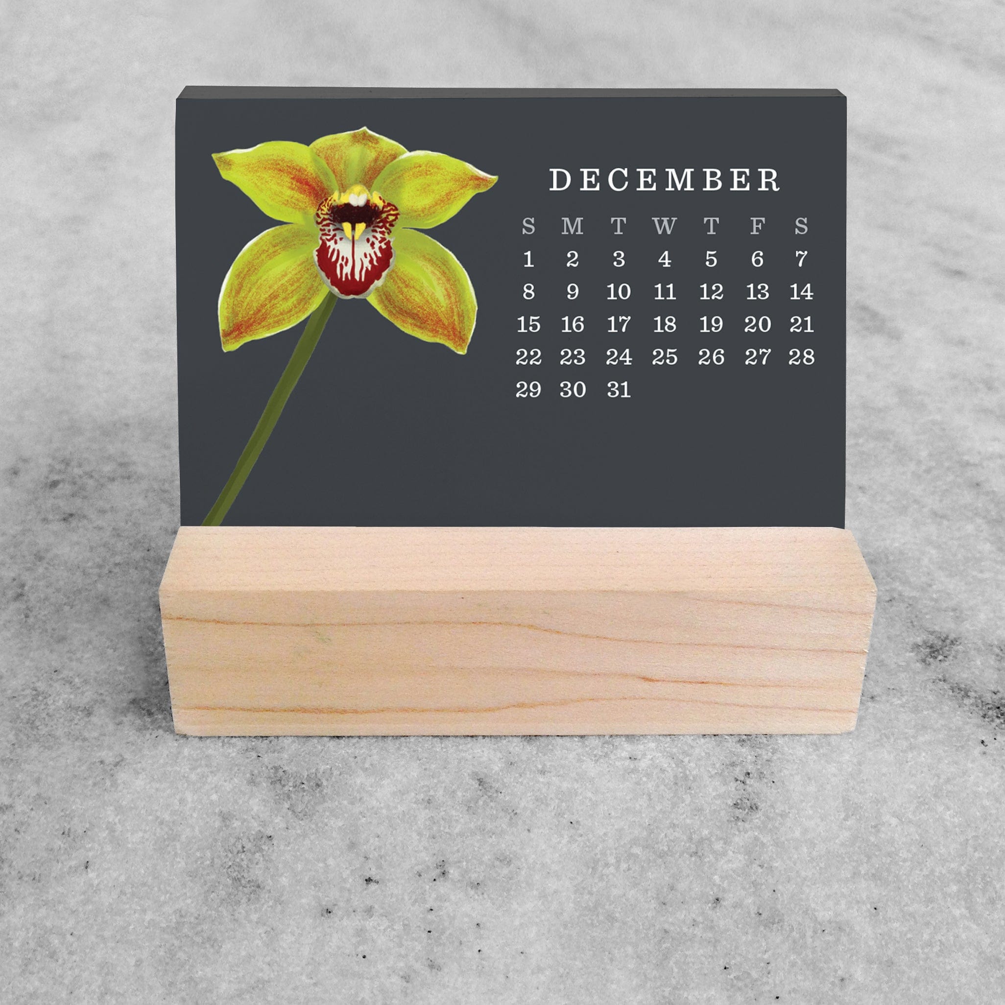 Favorite Story Mini Desk Calendar Orchid 2024 Mini Desk Calendar