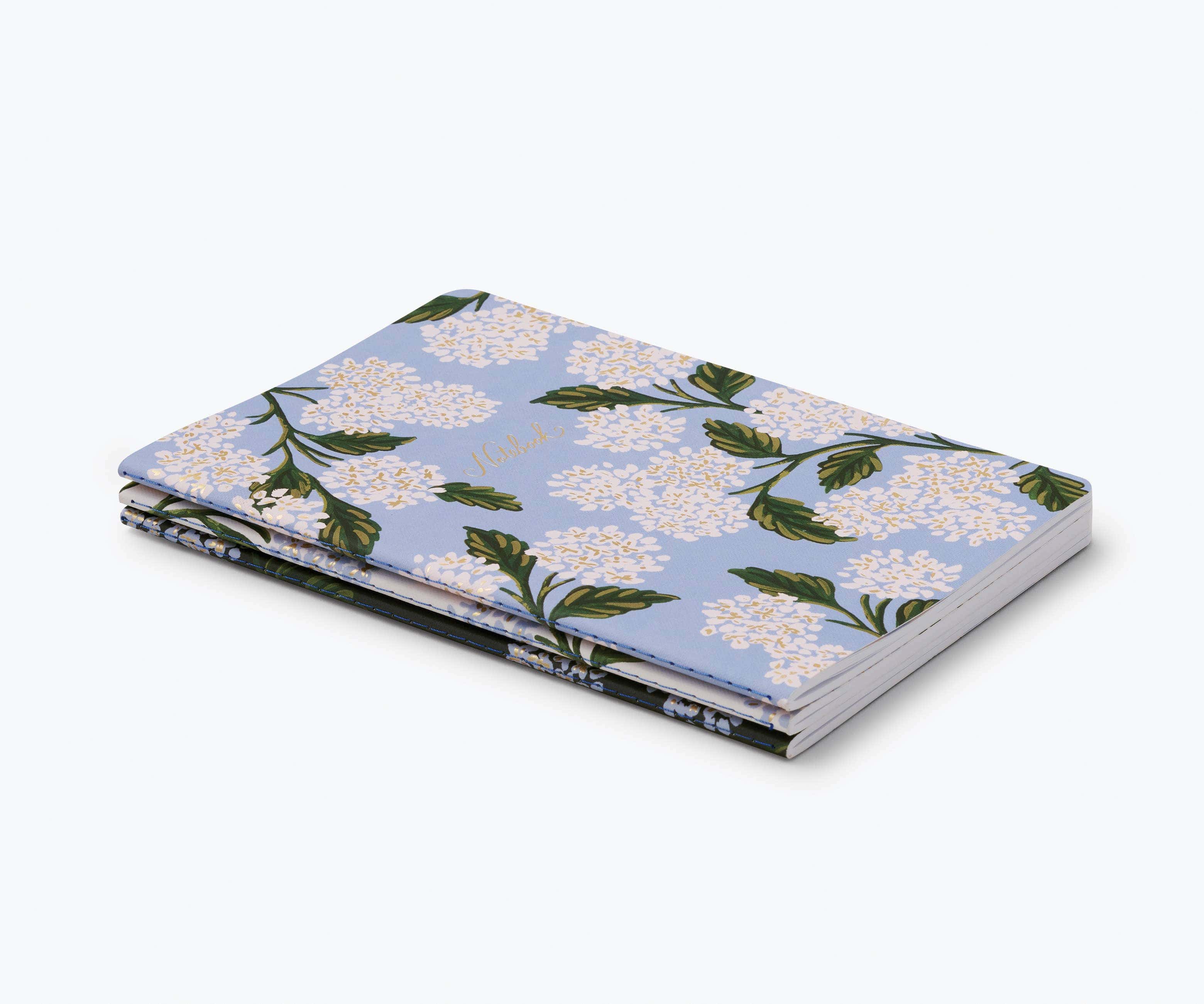 Favorite Story Rifle Paper Co. Assorted Set of 3 Hydrangea Notebooks