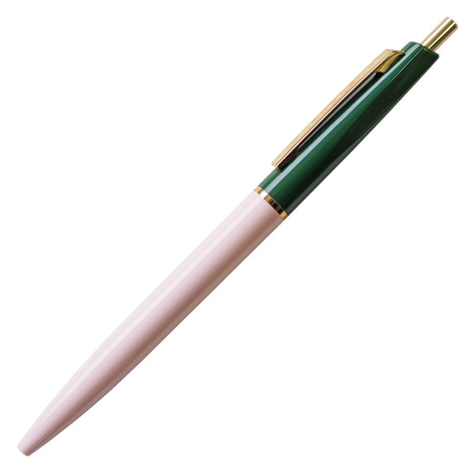 Favorite Story Ballpoint Pen Anterique Ballpoint Pen, Forest Green x Baby Pink