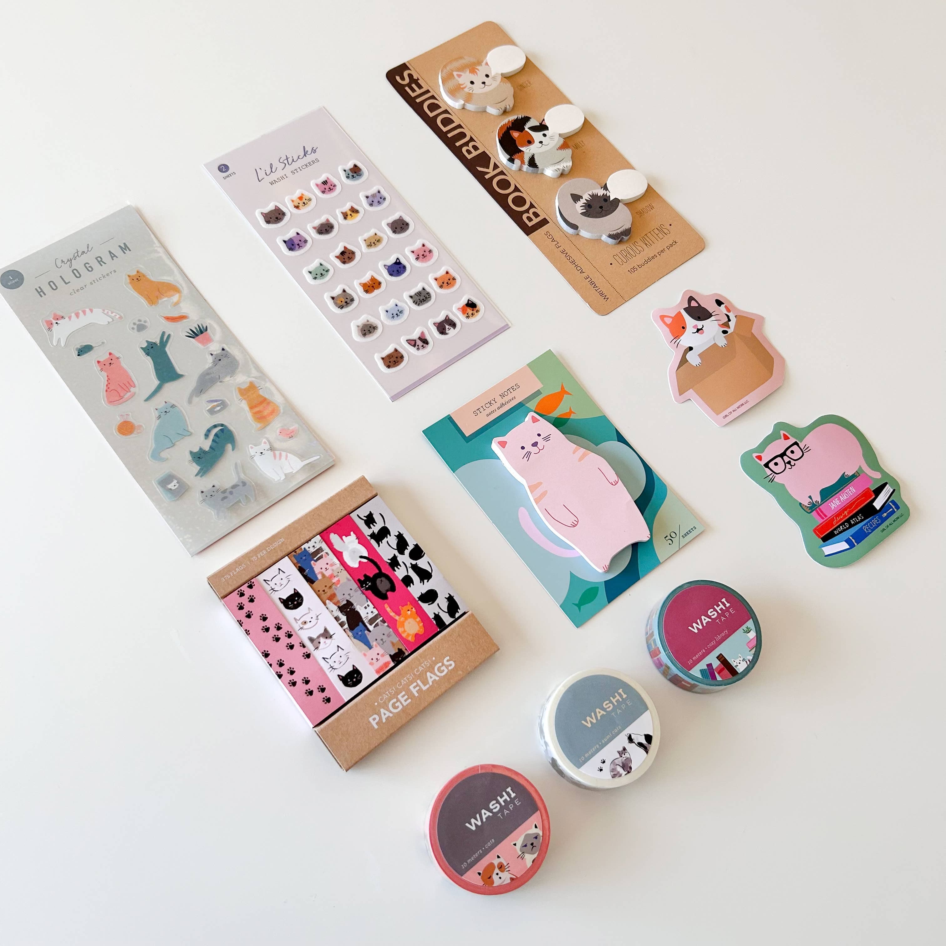 Favorite Story Girl of All Work Cats L’il Sticks Washi Stickers