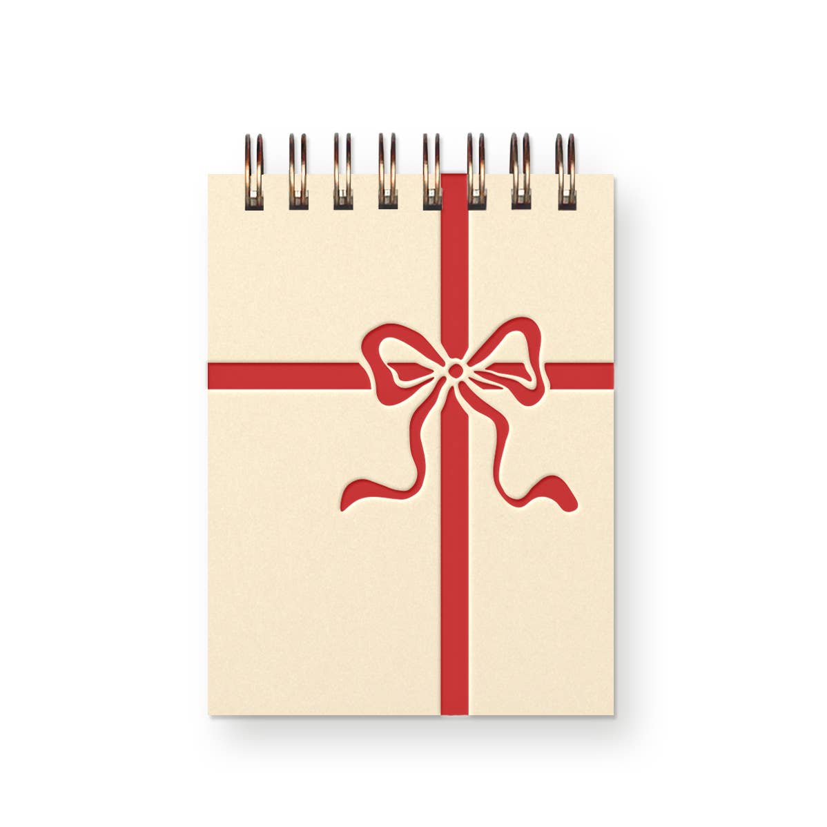 Favorite Story Ruff House Print Shop Christmas Bow Mini Jotter Notebook