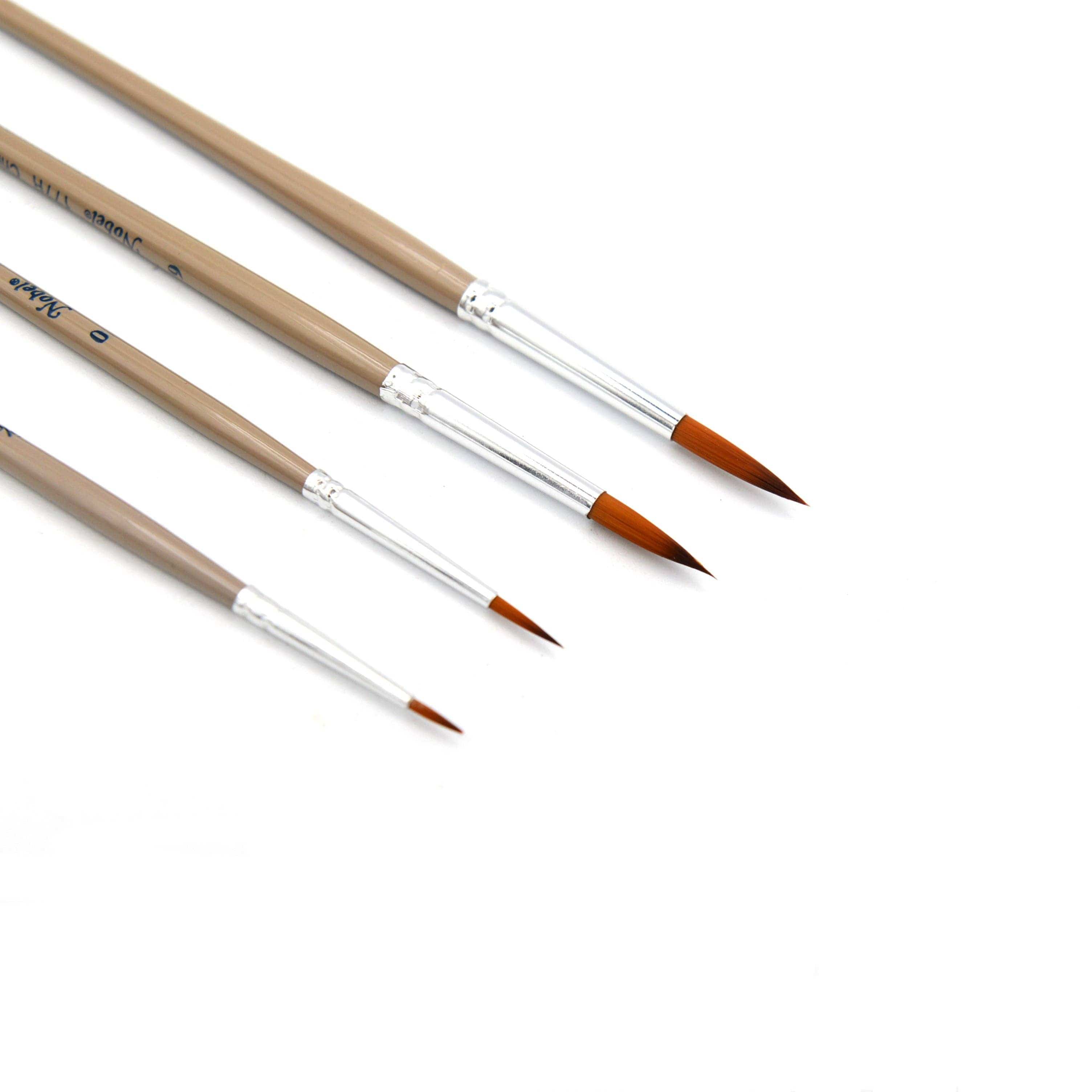 Favorite Story Nobel Arts Comet - Golden Synthetic Short Handle Brush