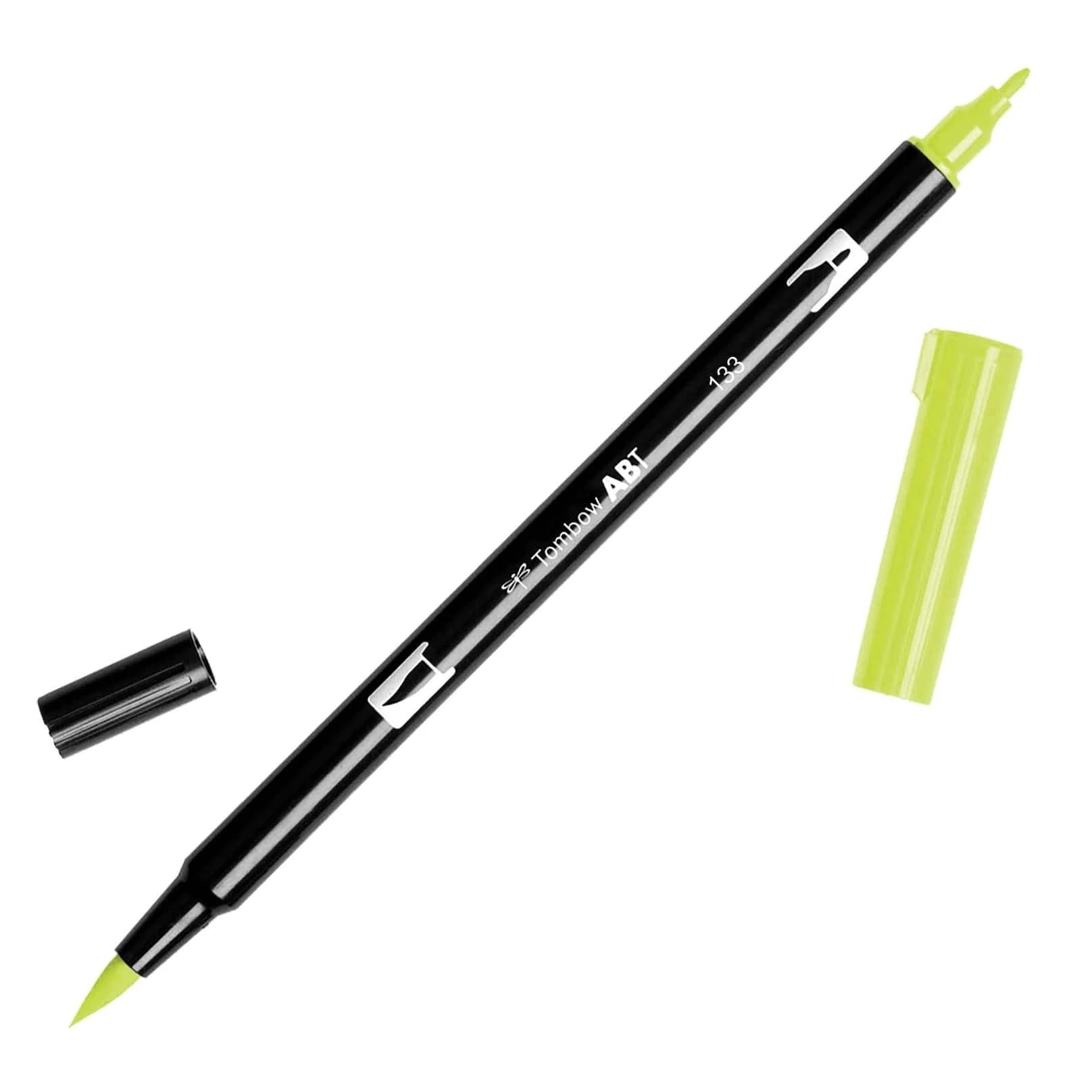 Favorite Story Tombow 133 Chartreuse Dual Tip Brush Pen Art Markers