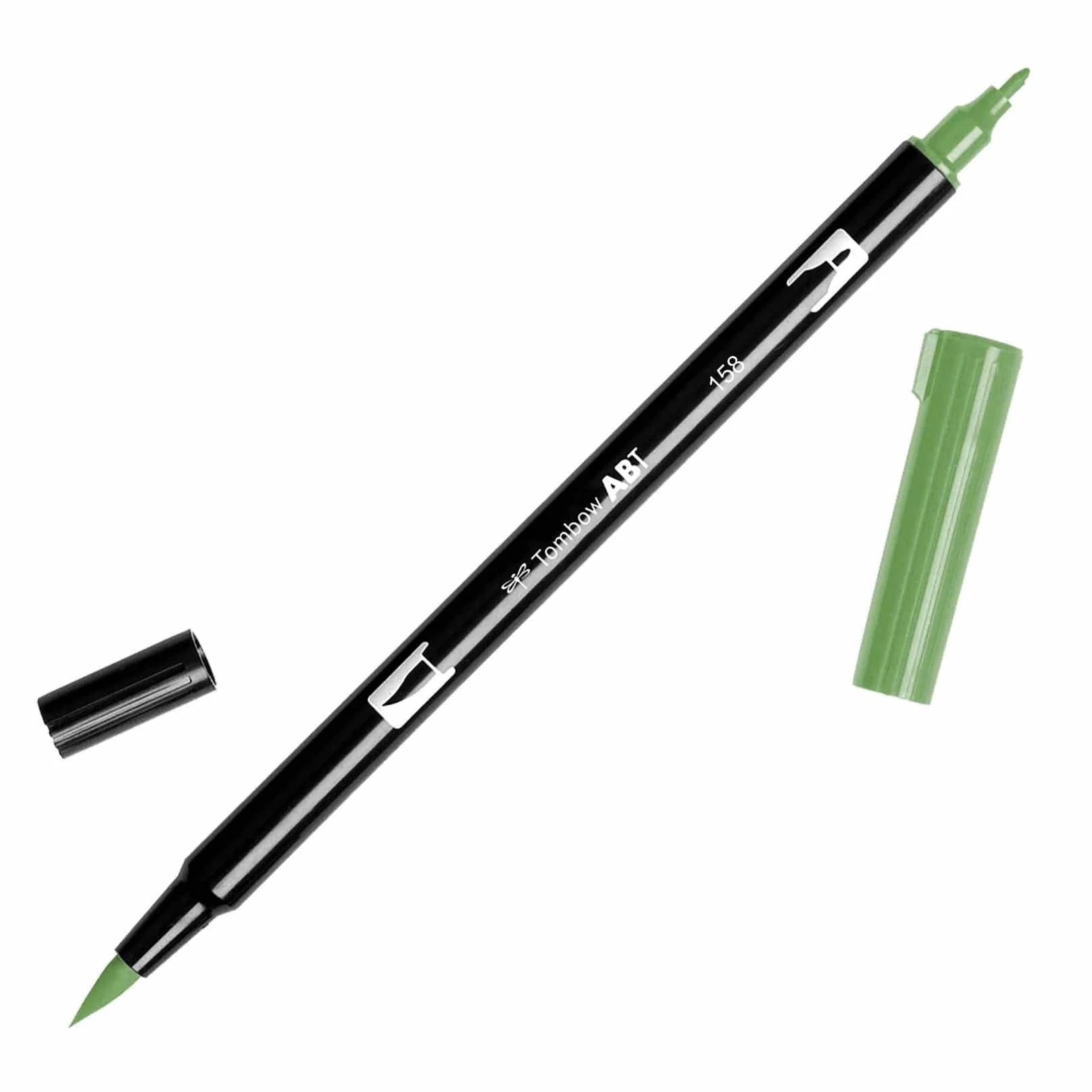 Favorite Story Tombow 158 Dark Olive Dual Tip Brush Pen Art Markers