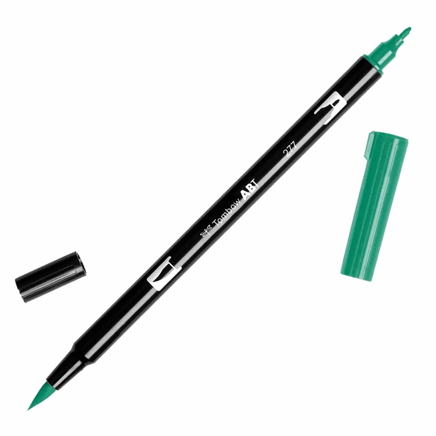 Favorite Story Marker Tombow 277 Dark Green Dual Tip Brush Pen Art Markers