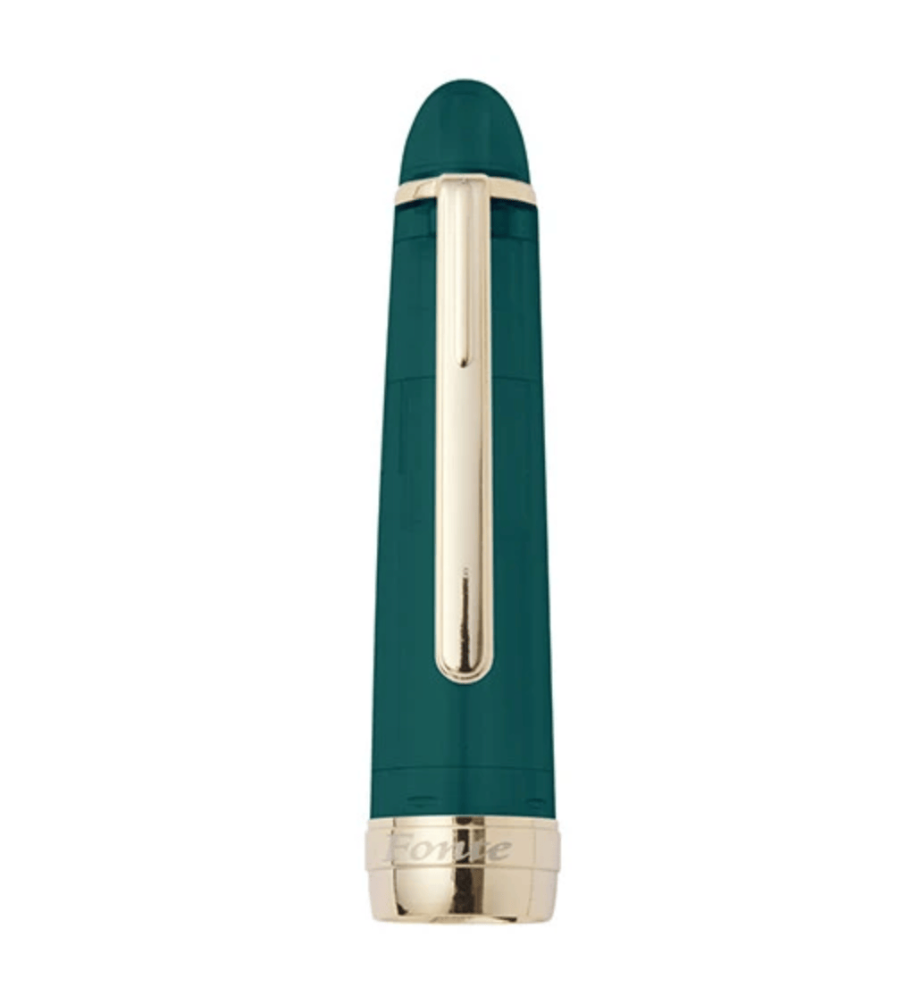 Favorite Story Glass Dip Pen Komamono Lab Teal Fonte Glass Dip Pen with Cap