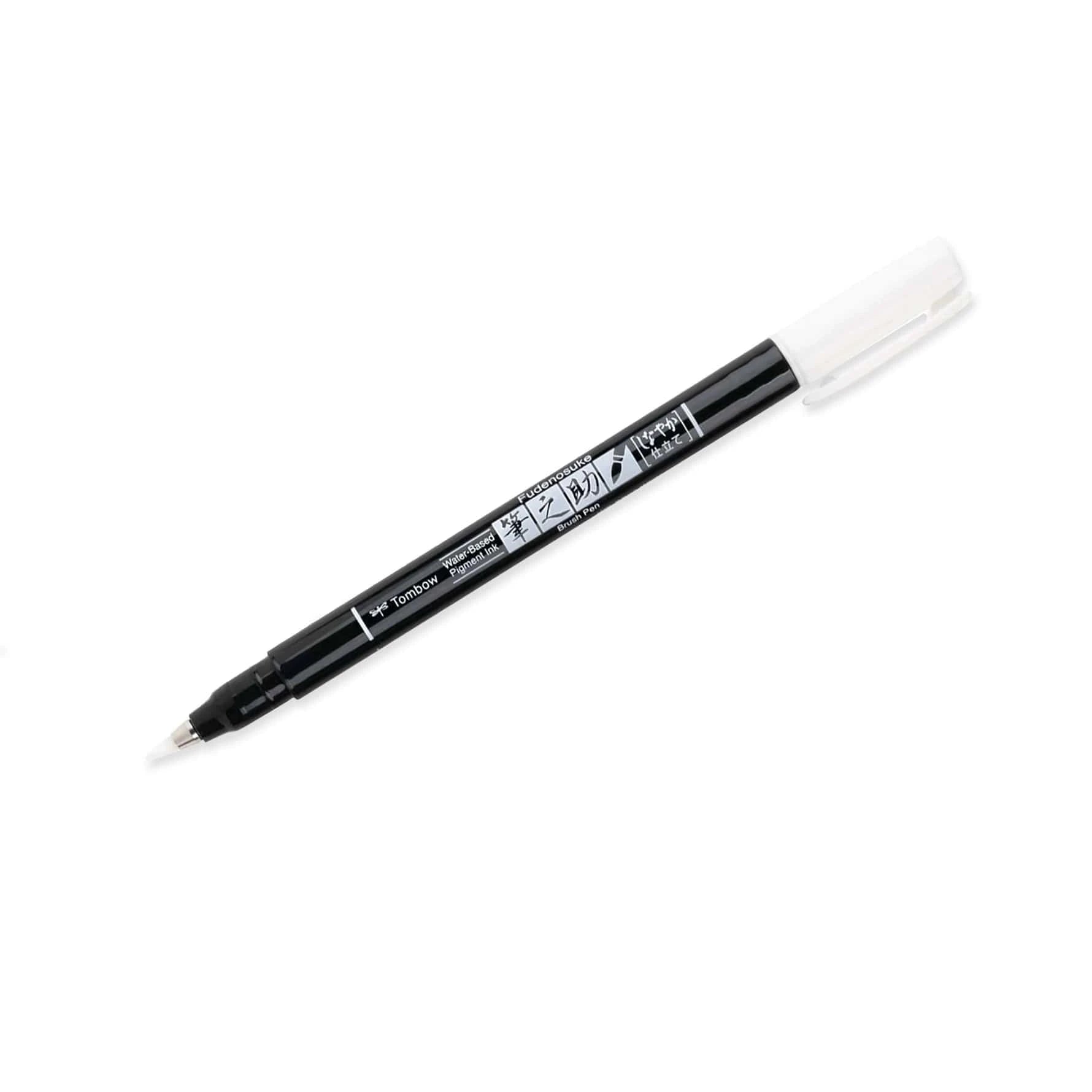 Favorite Story Tombow Fudenosuke Brush Pen, White