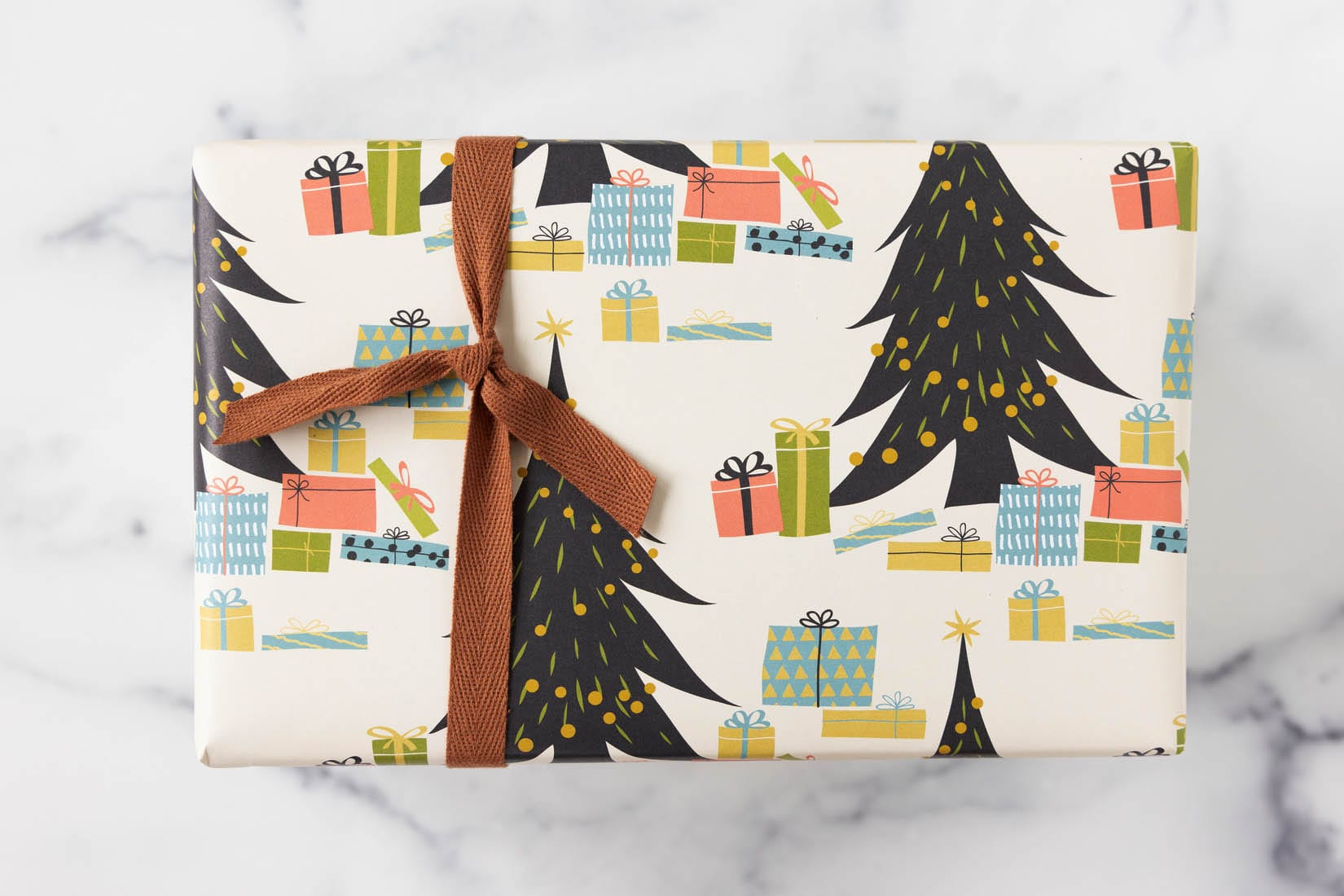 Favorite Story Gift Wrap 3 Sheets Gifts Under the Tree Gift Wrap