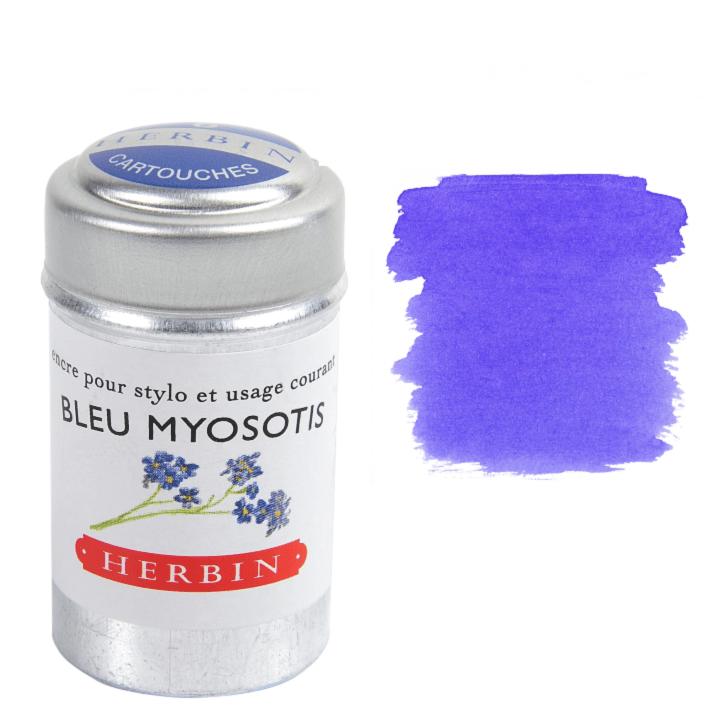 Favorite Story Exaclair Herbin Fountain Pen Ink Cartridges - Tin of 6