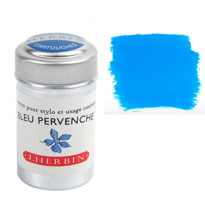 Favorite Story Exaclair Herbin Fountain Pen Ink Cartridges - Tin of 6