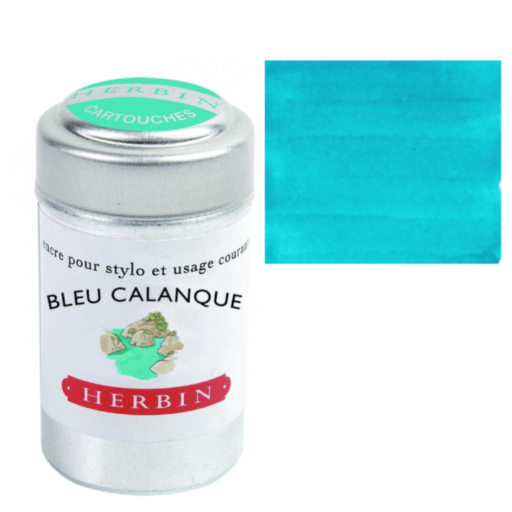 Favorite Story Exaclair Herbin Fountain Pen Ink Cartridges - Tin of 6
