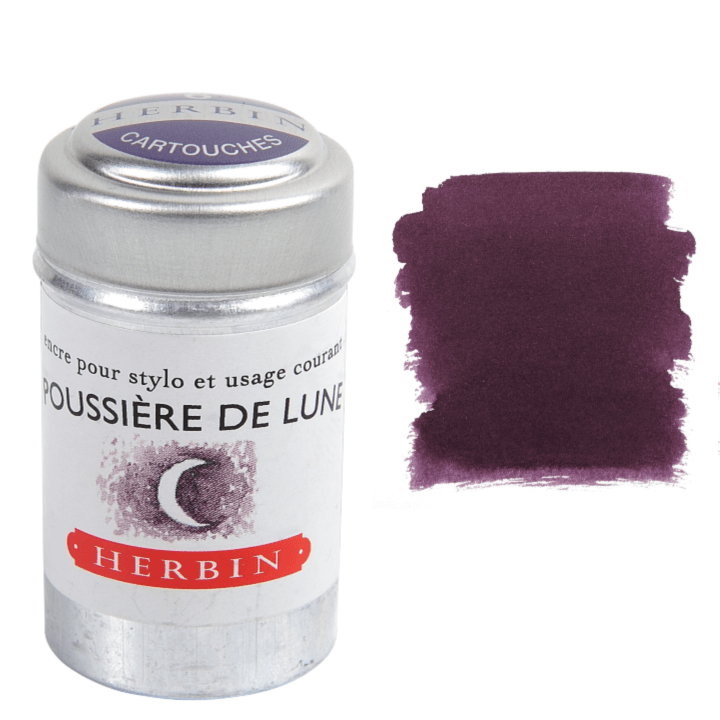 Favorite Story Exaclair Herbin Fountain Pen Ink Cartridges - Tin of 6