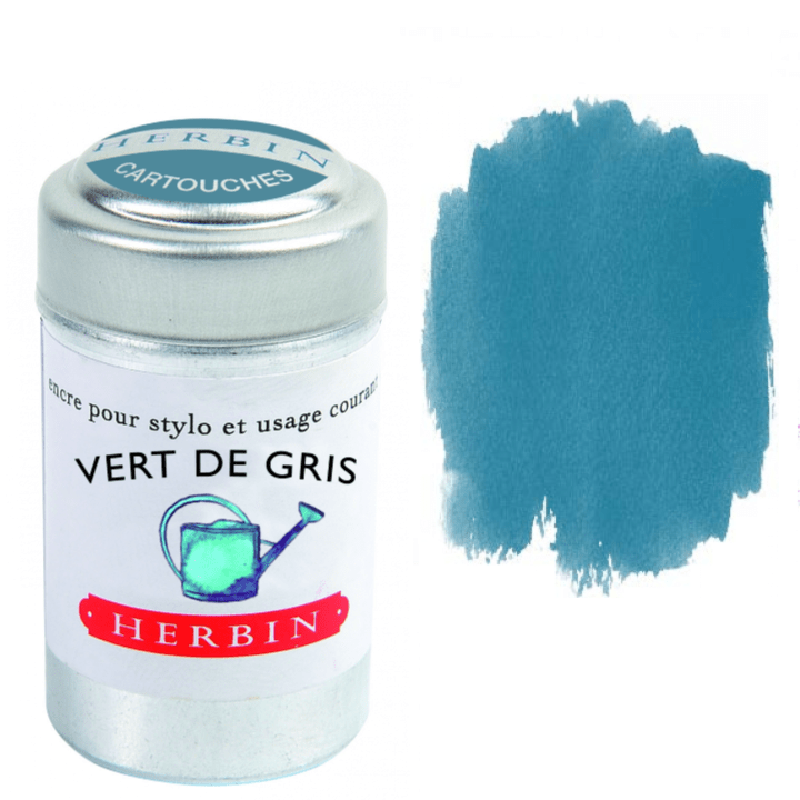 Favorite Story Exaclair Herbin Fountain Pen Ink Cartridges - Tin of 6