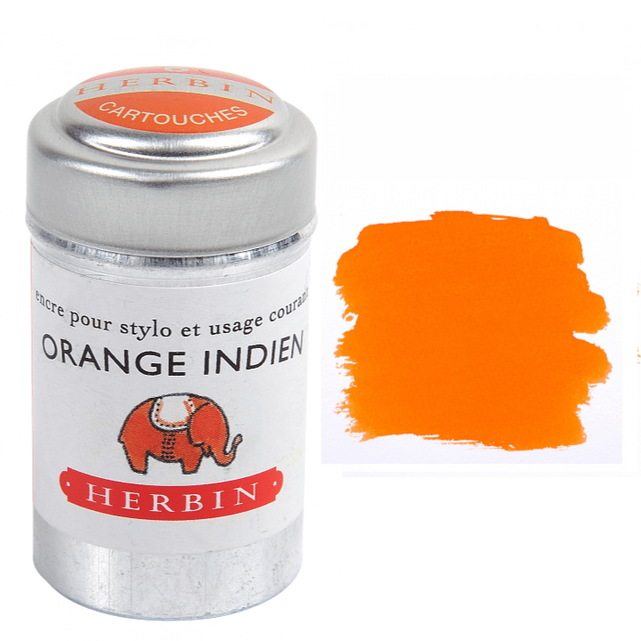 Favorite Story Exaclair Herbin Fountain Pen Ink Cartridges - Tin of 6