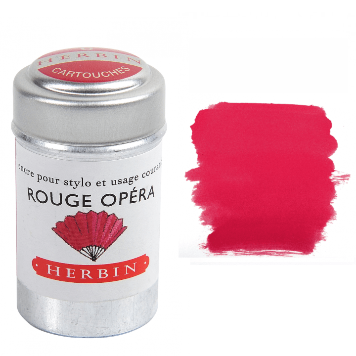 Favorite Story Exaclair Herbin Fountain Pen Ink Cartridges - Tin of 6
