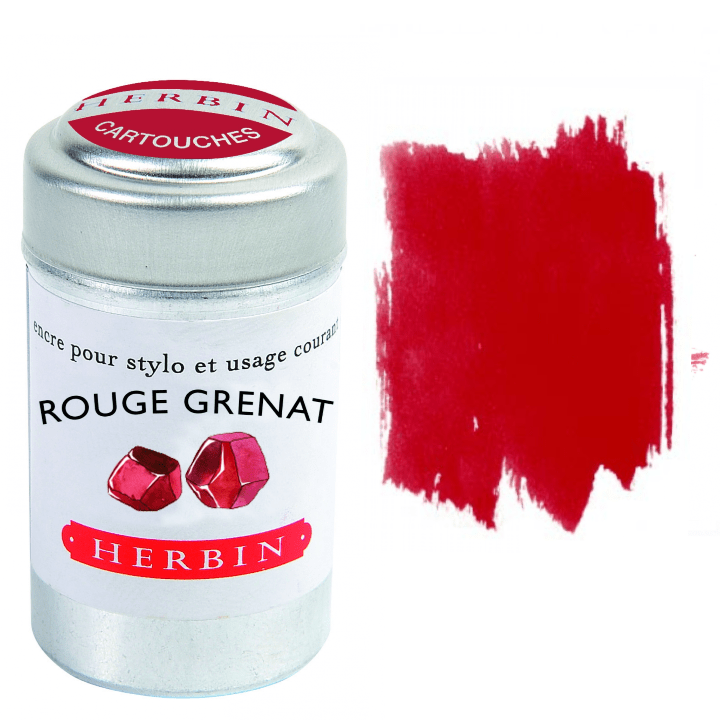 Favorite Story Exaclair Herbin Fountain Pen Ink Cartridges - Tin of 6